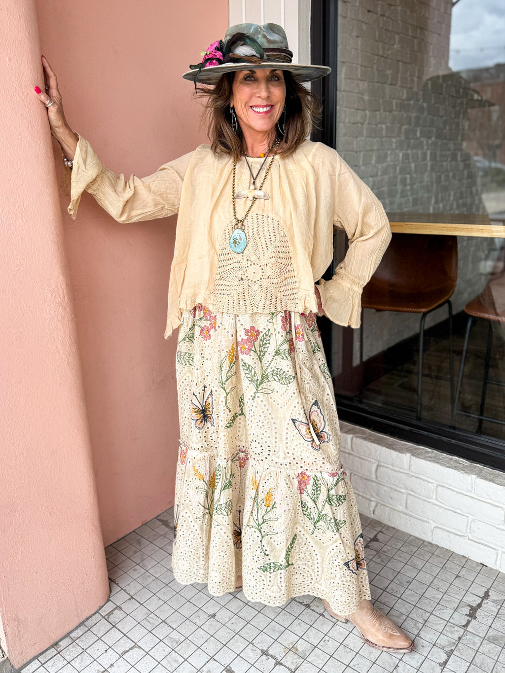 Celestial Drift Top - Urban Mills Boutique