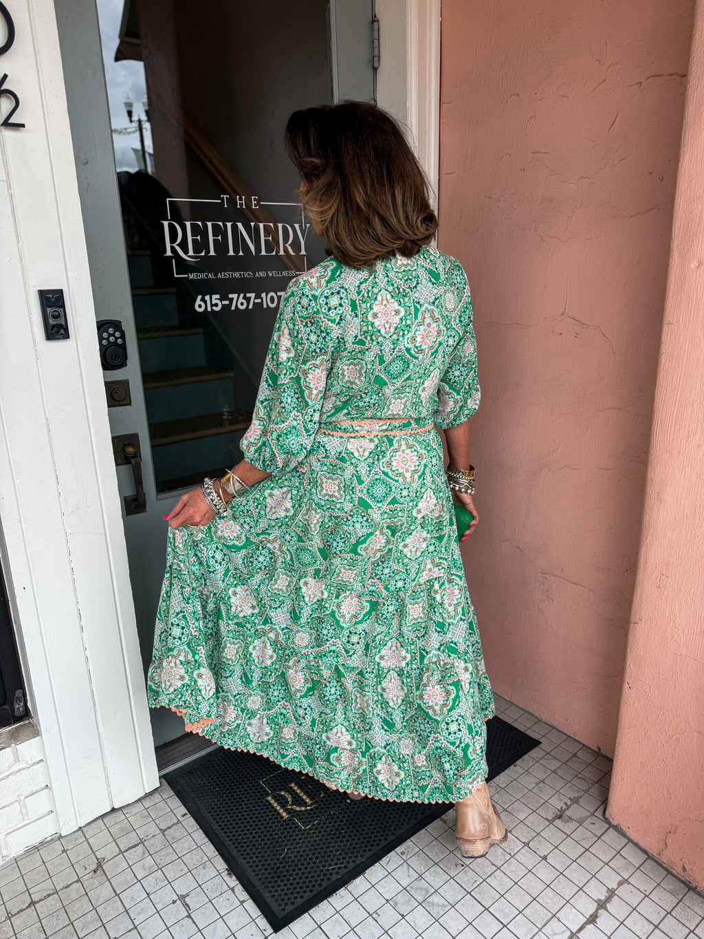 Midi Tiered Dress - Urban Mills Boutique