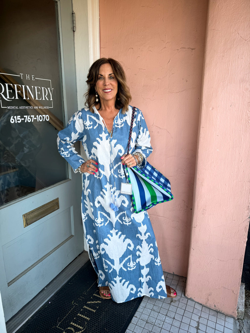 Pina Colada Blue - Urban Mills Boutique