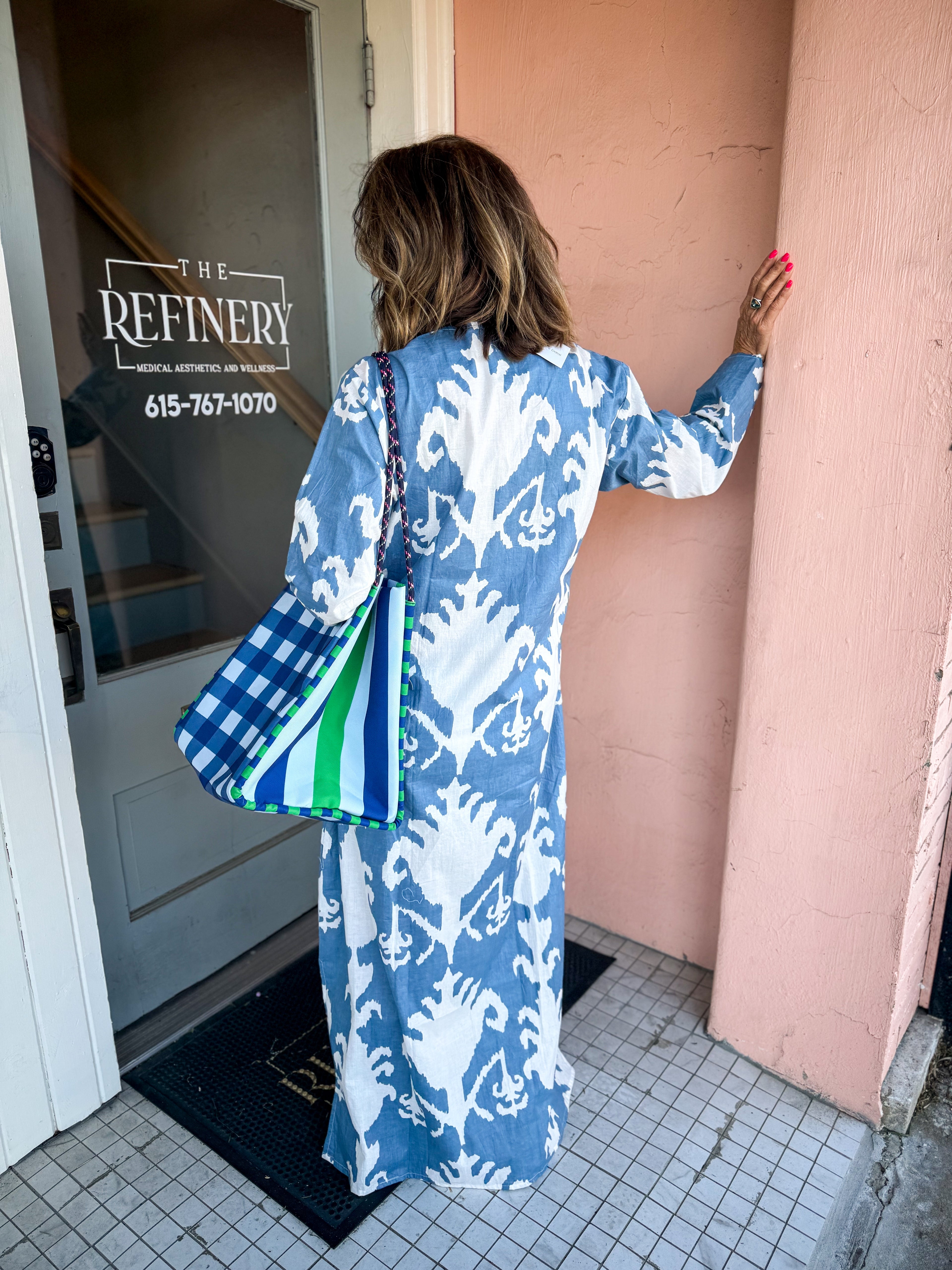 Pina Colada Blue - Urban Mills Boutique