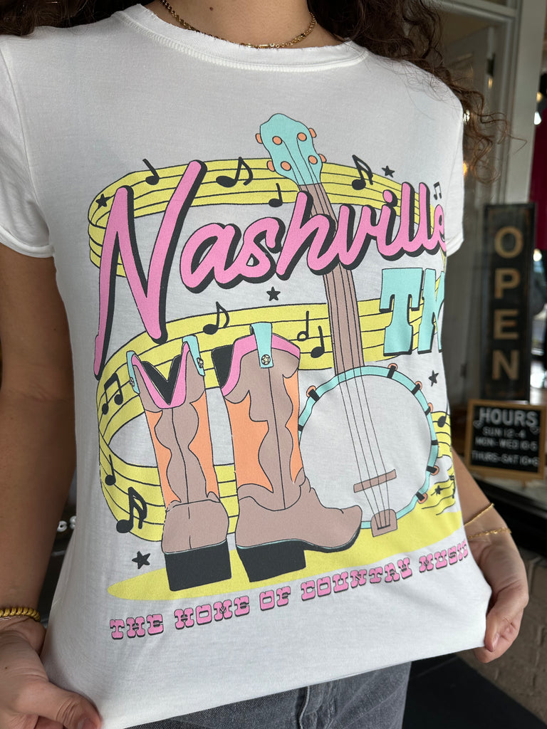 Nash Boot Tee - Urban Mills Boutique 