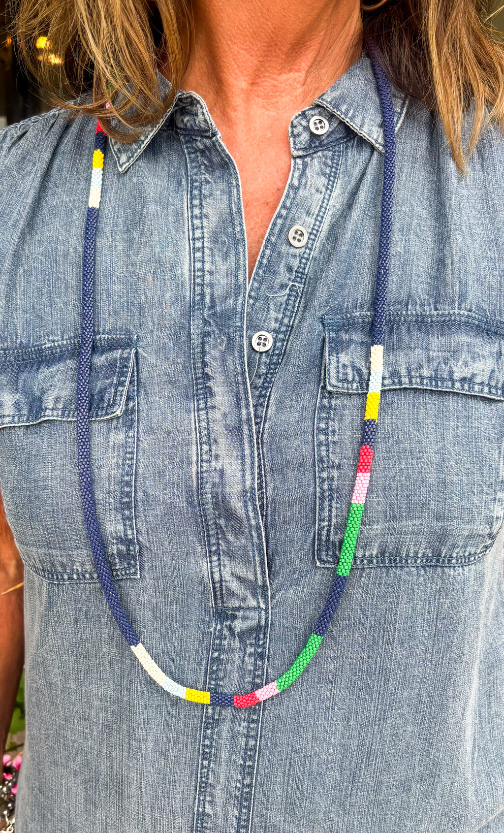 ALLIE Long Bead Necklace