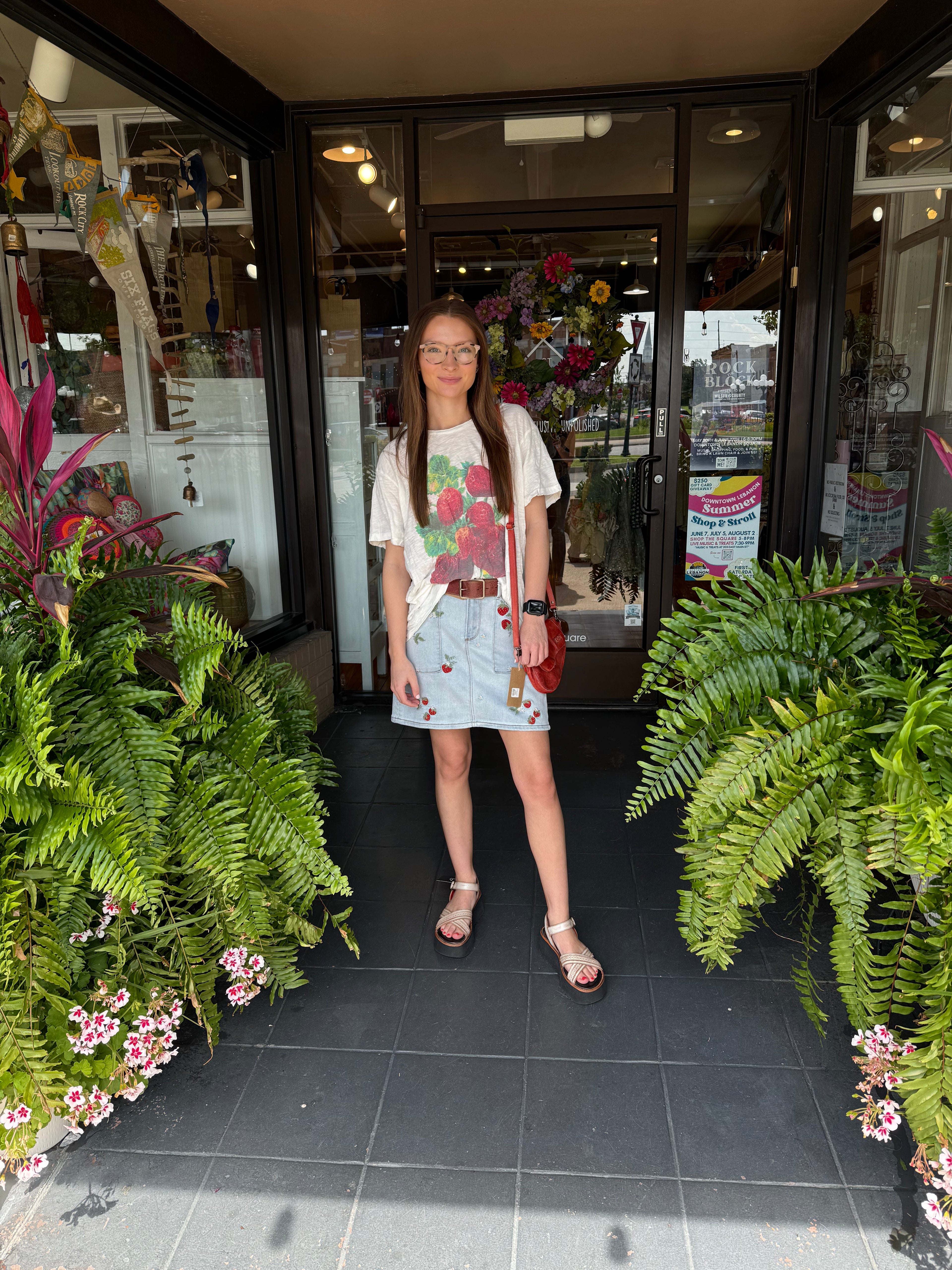 Strawberry Skirt - Urban Mills Boutique