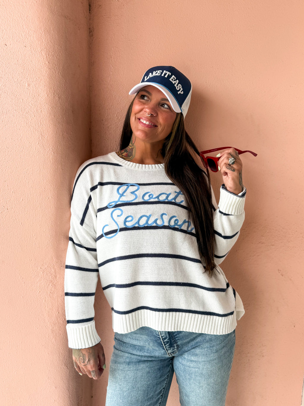 BOAT SEASON Sweater - Urban Mills Boutique