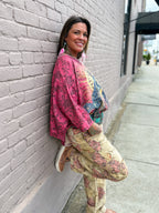 Patchwork Pants CREAM - Urban Mills Boutique