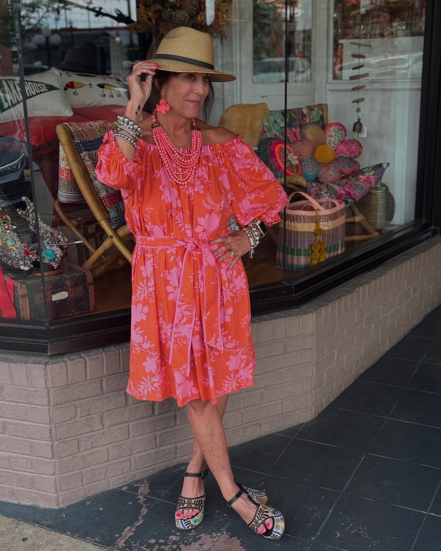 Tomato Dress - Urban Mills Boutique
