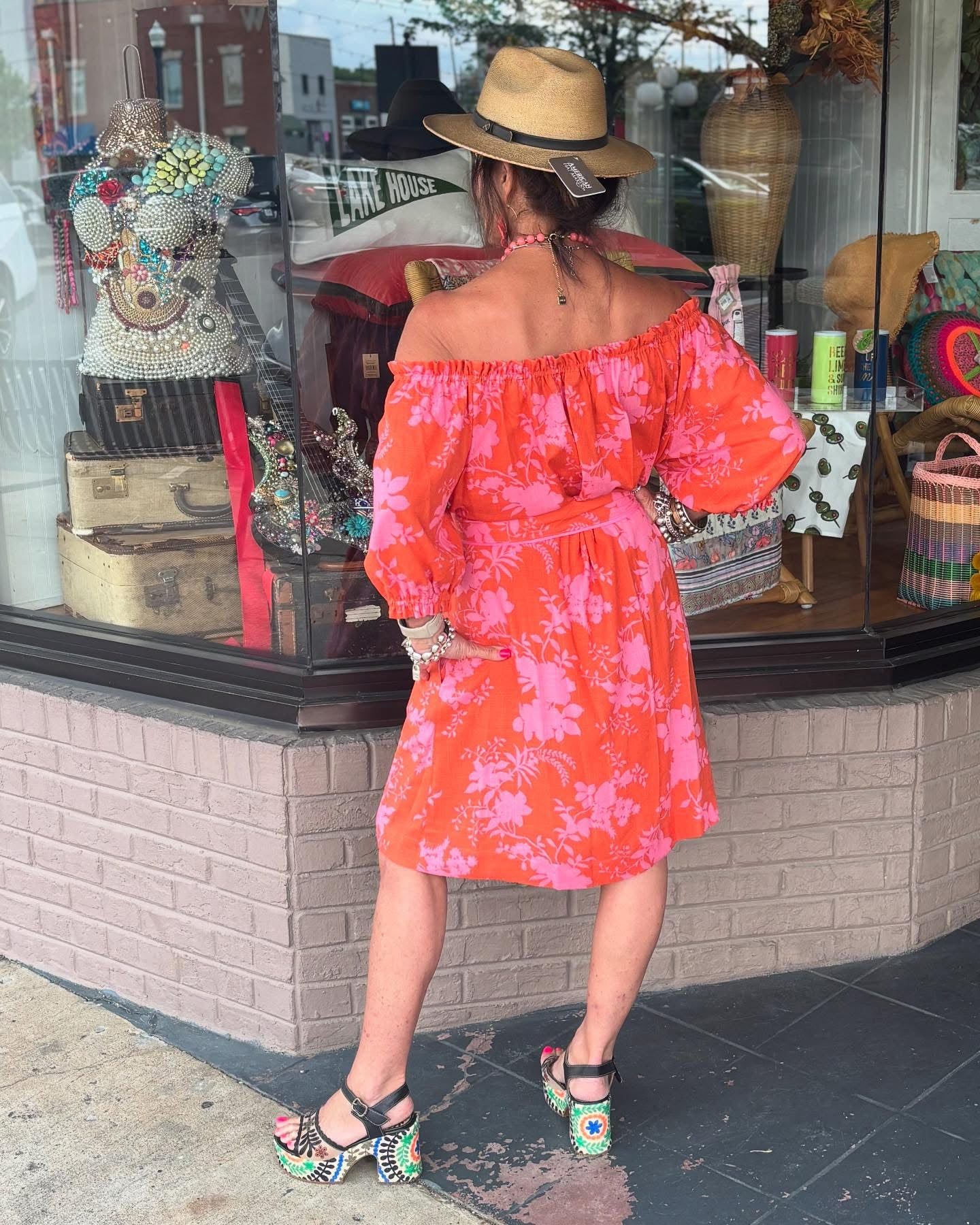 Tomato Dress - Urban Mills Boutique