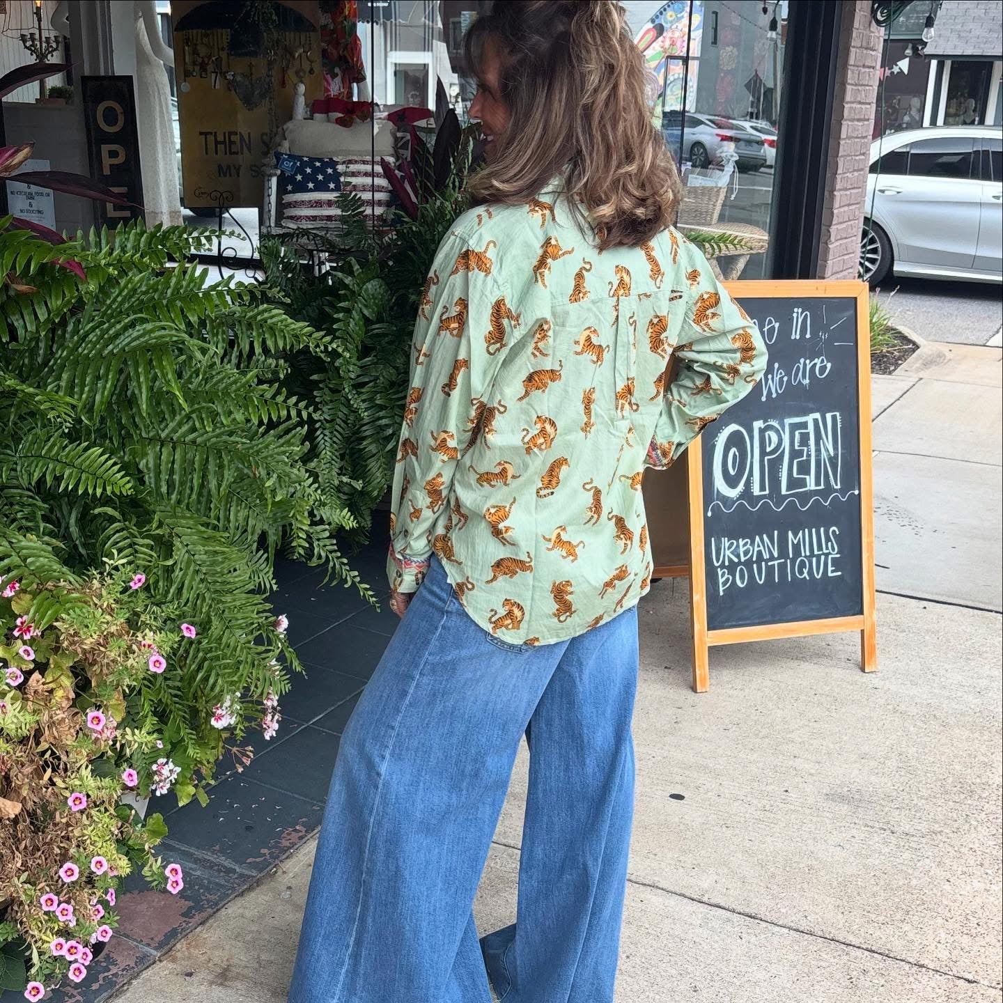 Tiger Camp Shirt - Urban Mills Boutique