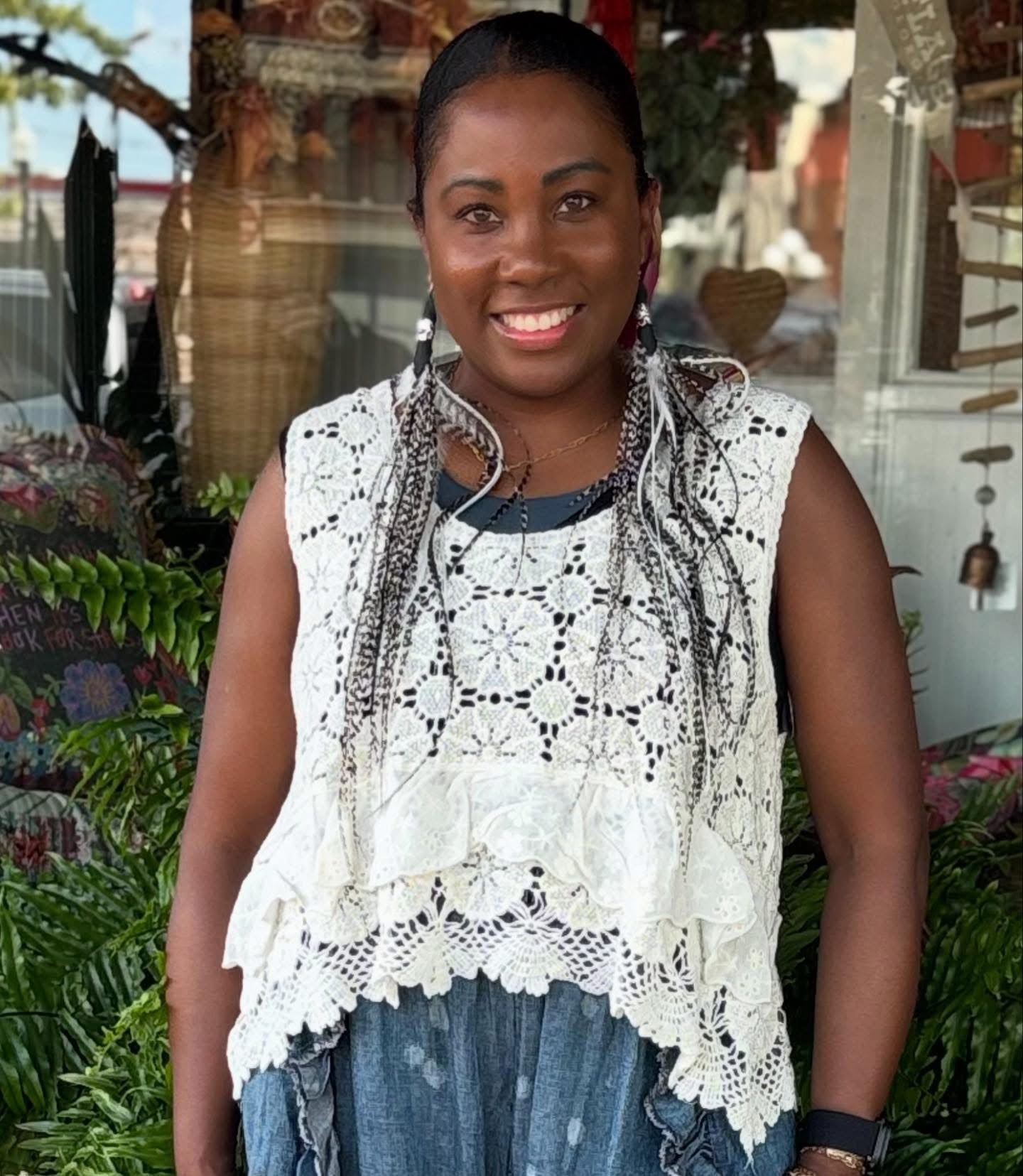 Crochet Flower Tank - Urban Mills Boutique