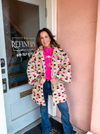 Poof Sleeve Faux Fur PINK - Urban Mills Boutique