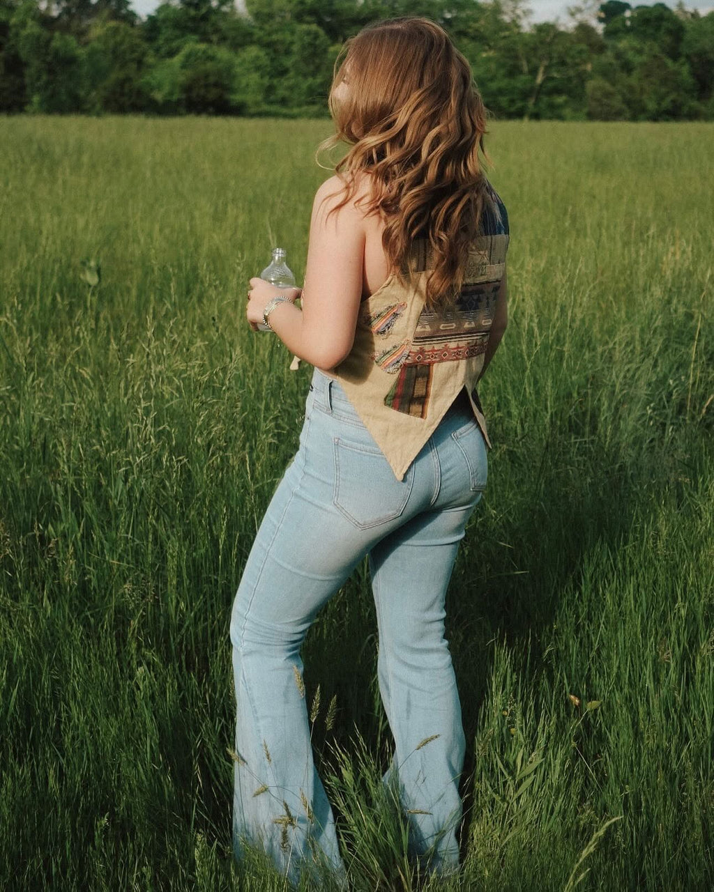 Stripe Vest - Urban Mills Boutique