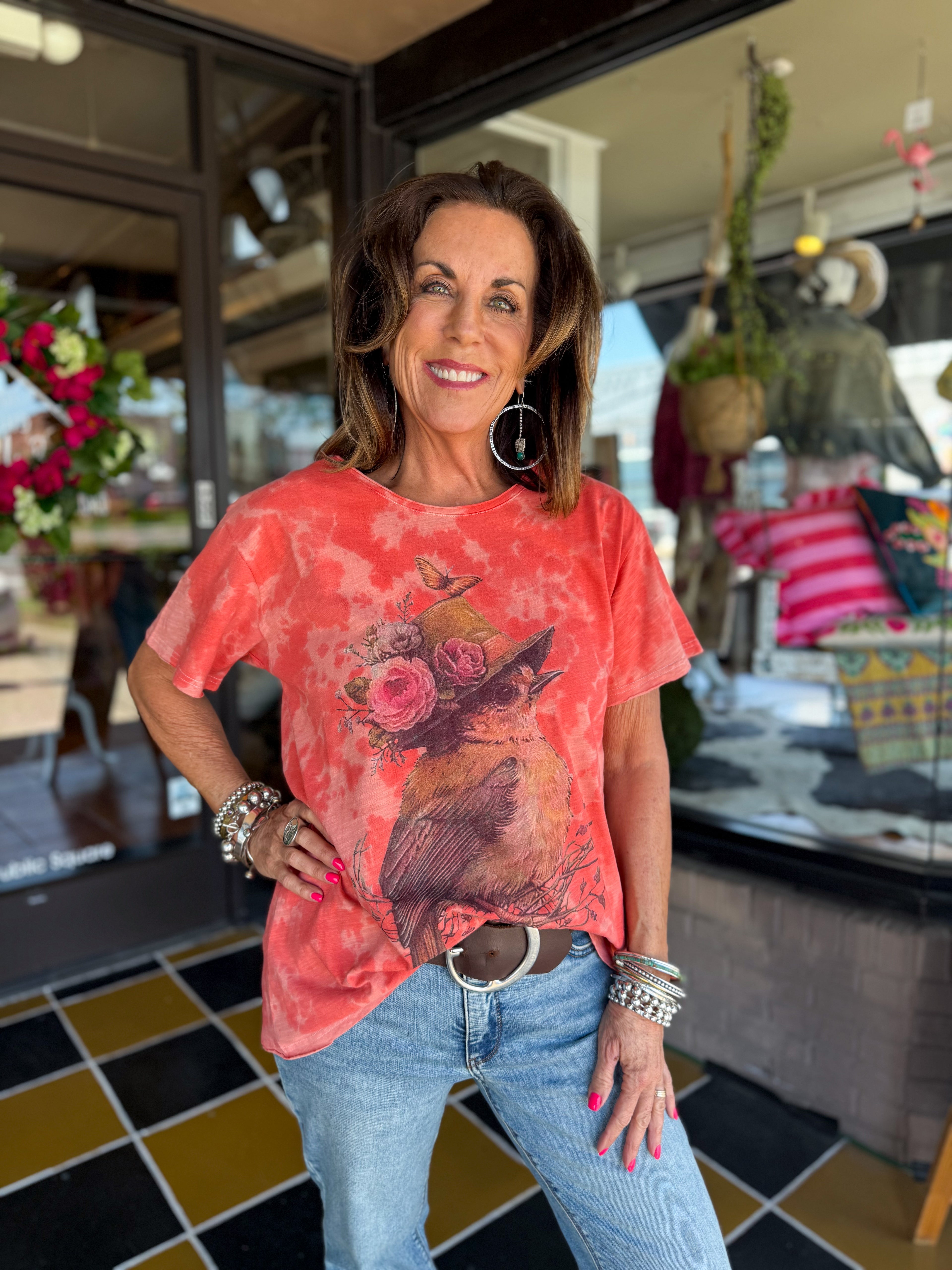 Bird Tee - Urban Mills Boutique