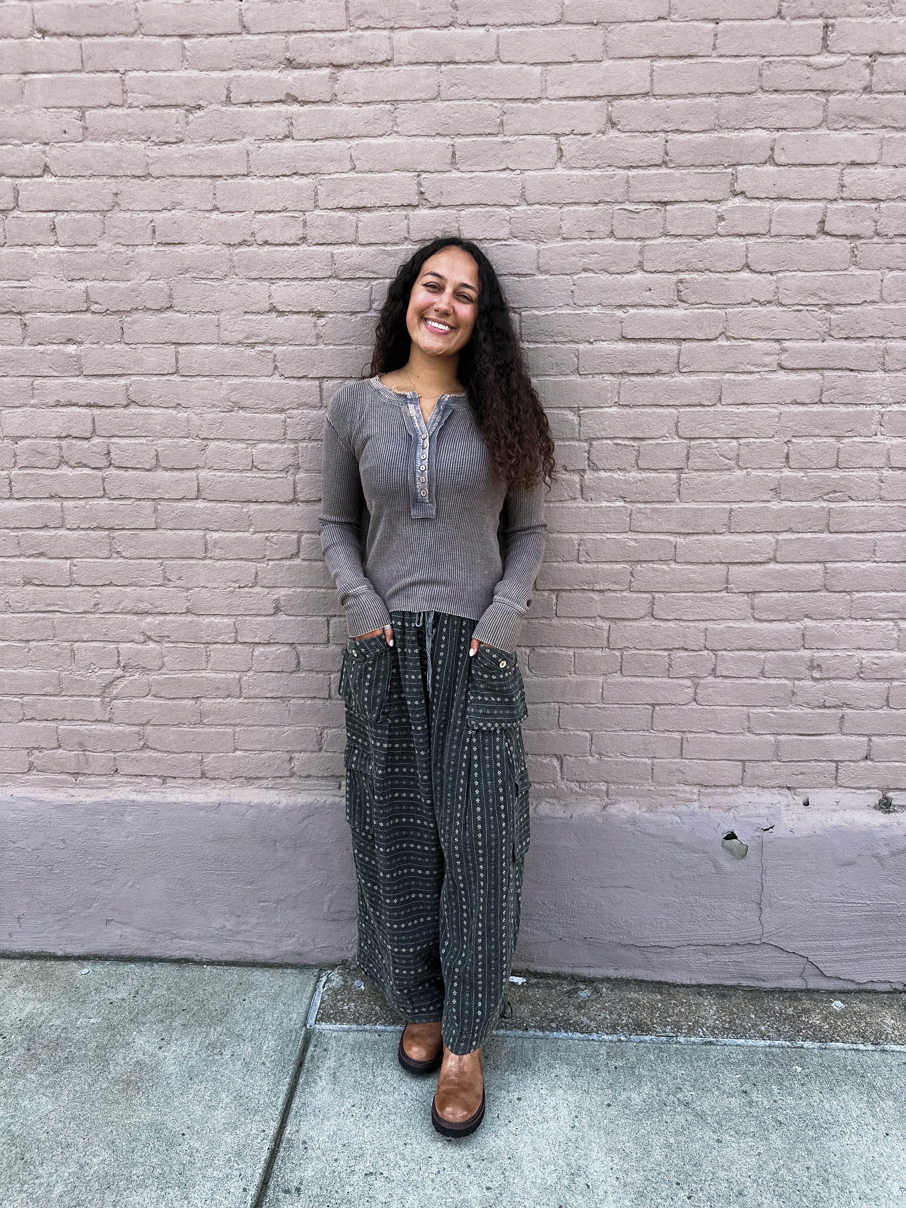 Flower Wide Leg Pants - Urban Mills Boutique