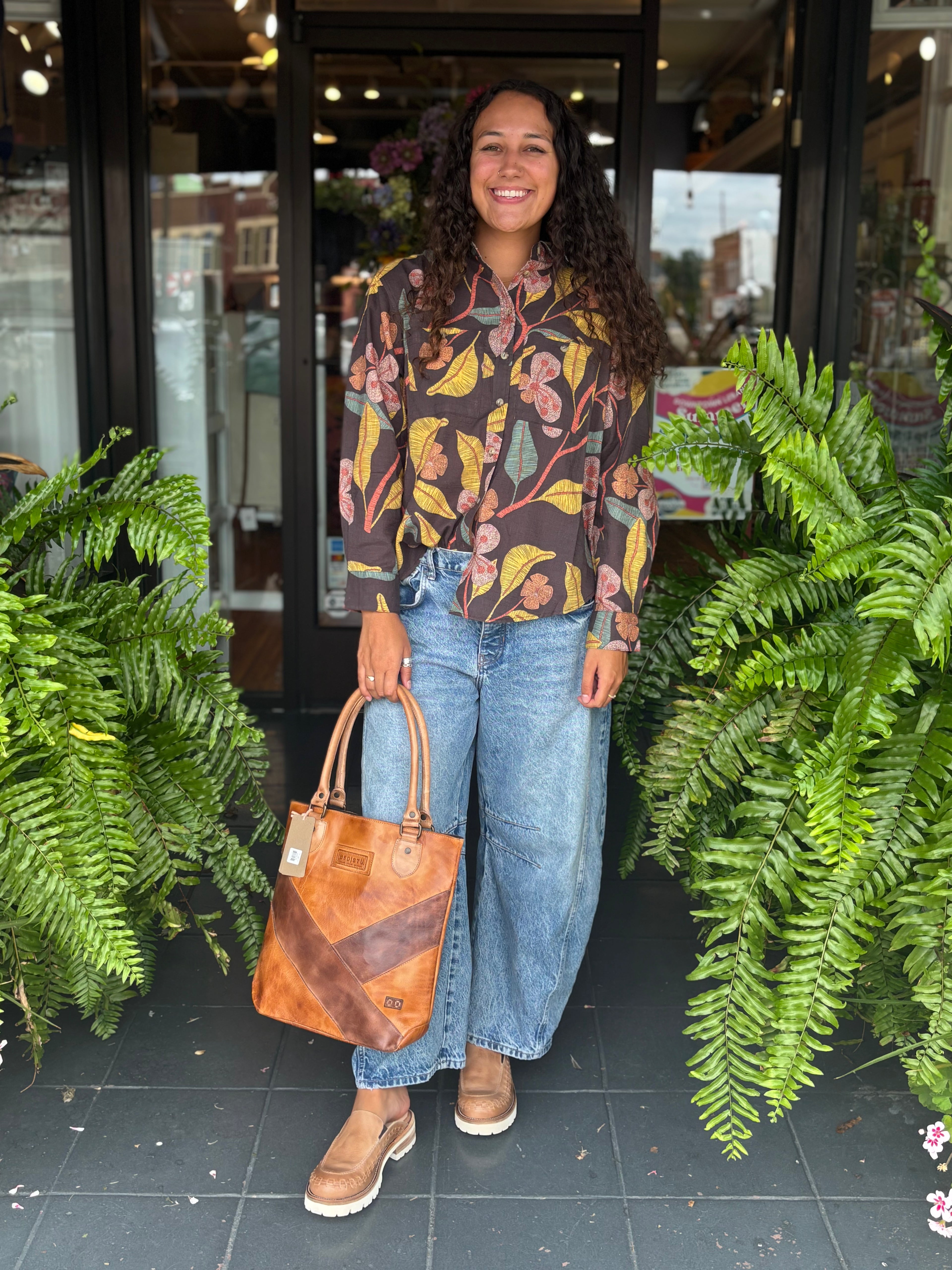 Floral Camp Shirt - Urban Mills Boutique