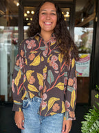 Floral Camp Shirt - Urban Mills Boutique