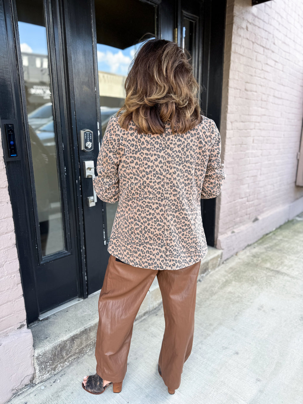 TOFFEE Leather Pants - Urban Mills Boutique