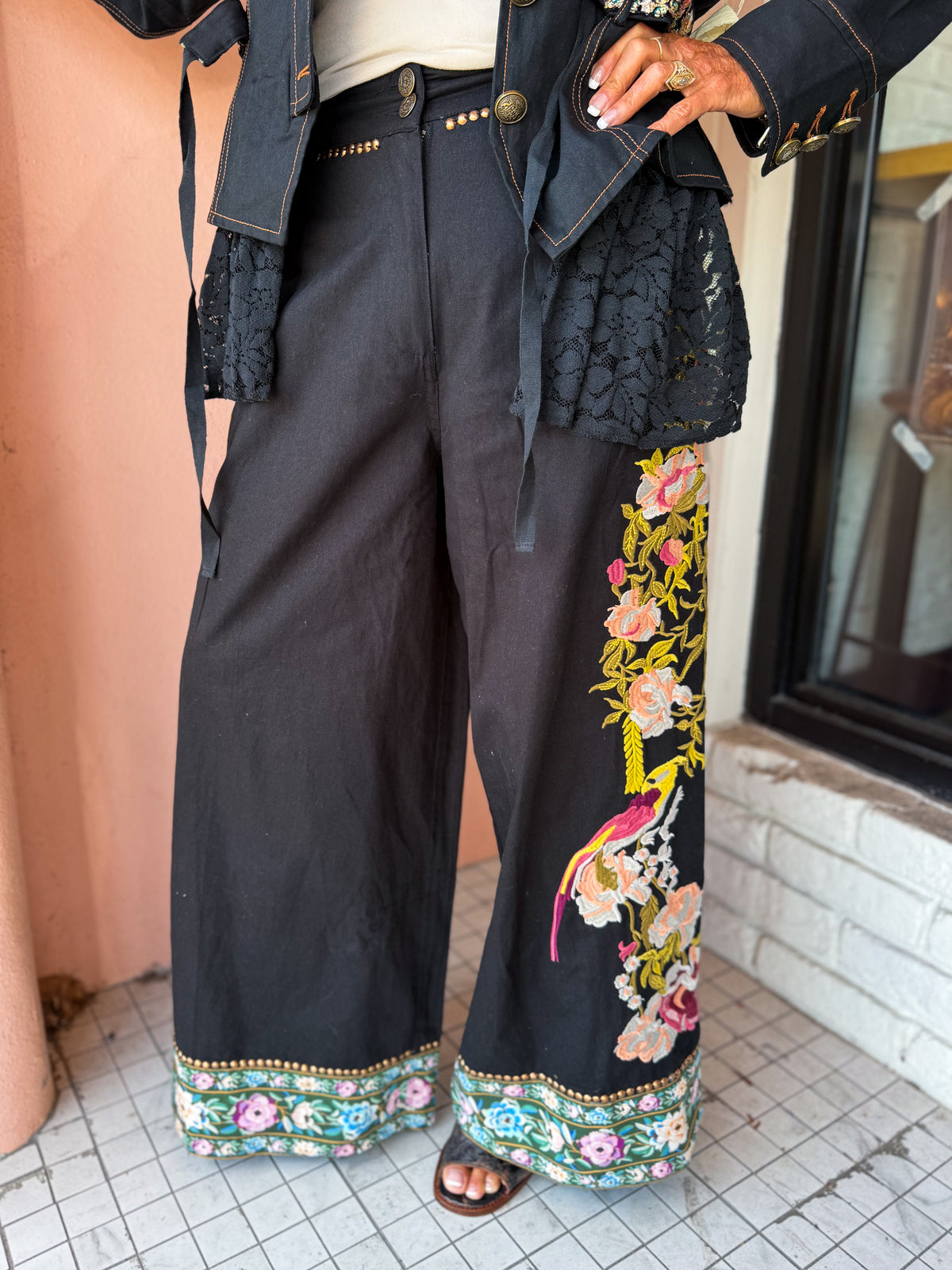 Emb Lace BLACK Jacket