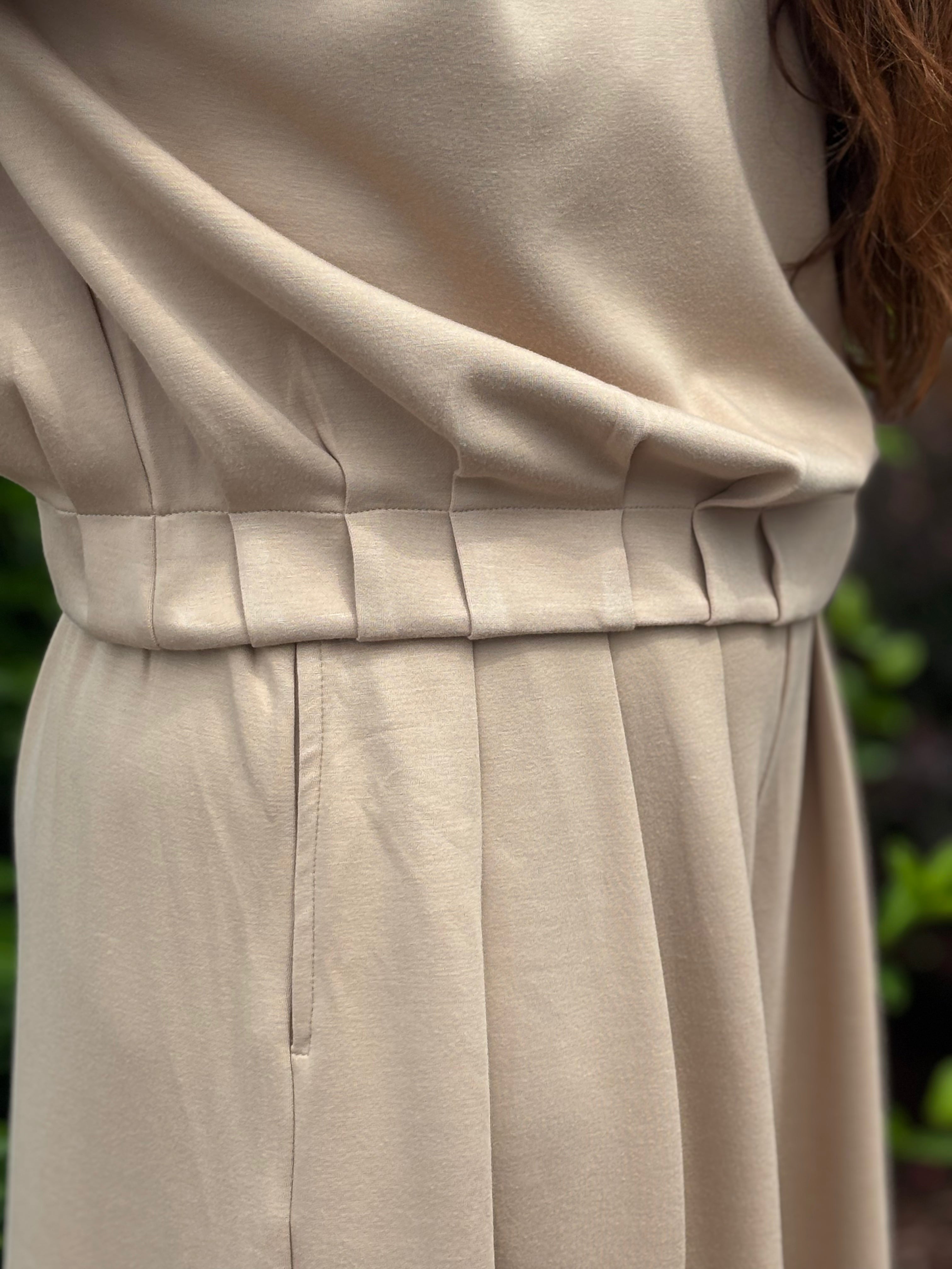Latte Loose Fit Top - Urban Mills Boutique