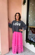 Black Love Sweatshirt - Urban Mills Boutique