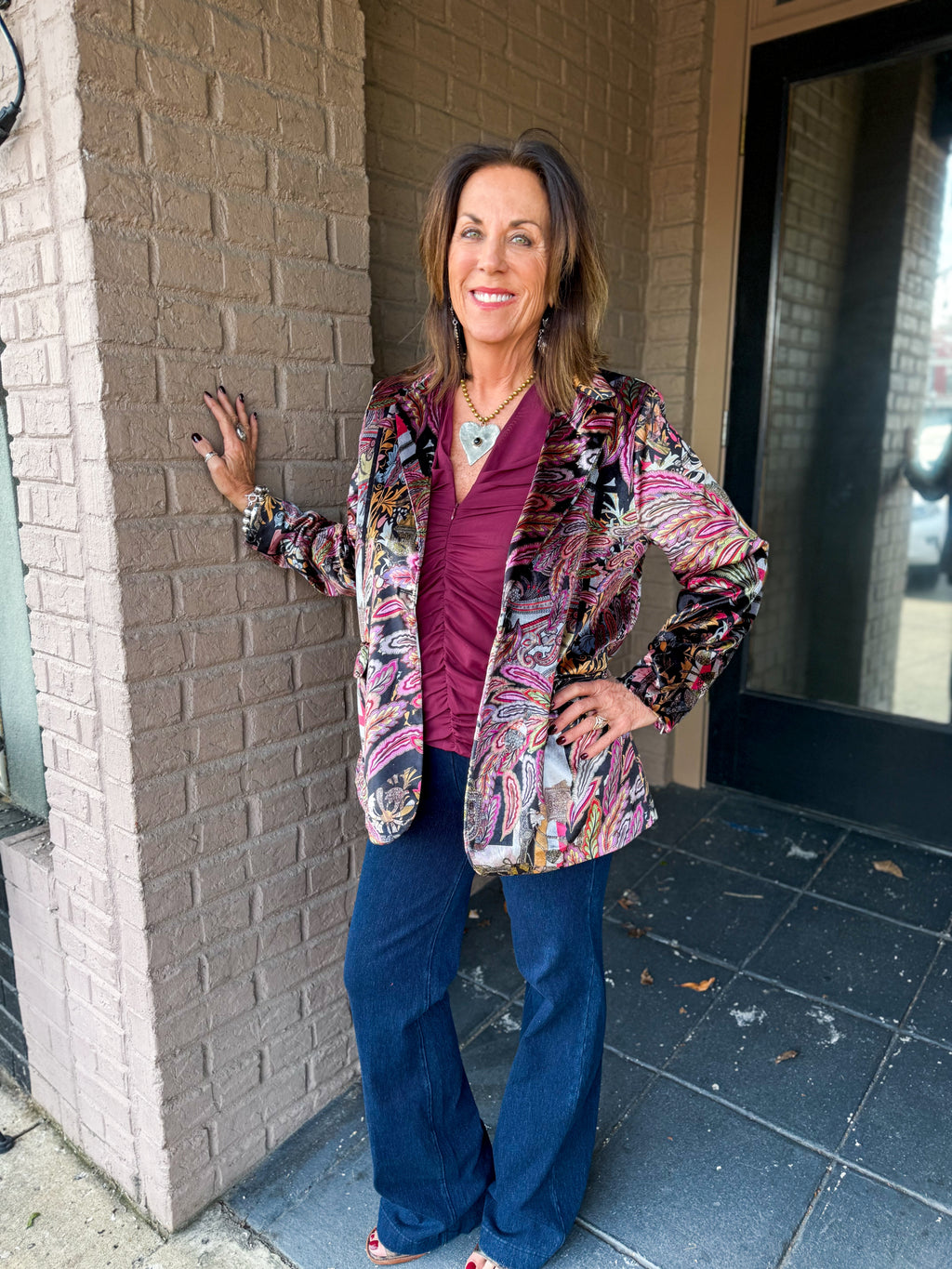 Cherry Mesh Top - Urban Mills Boutique