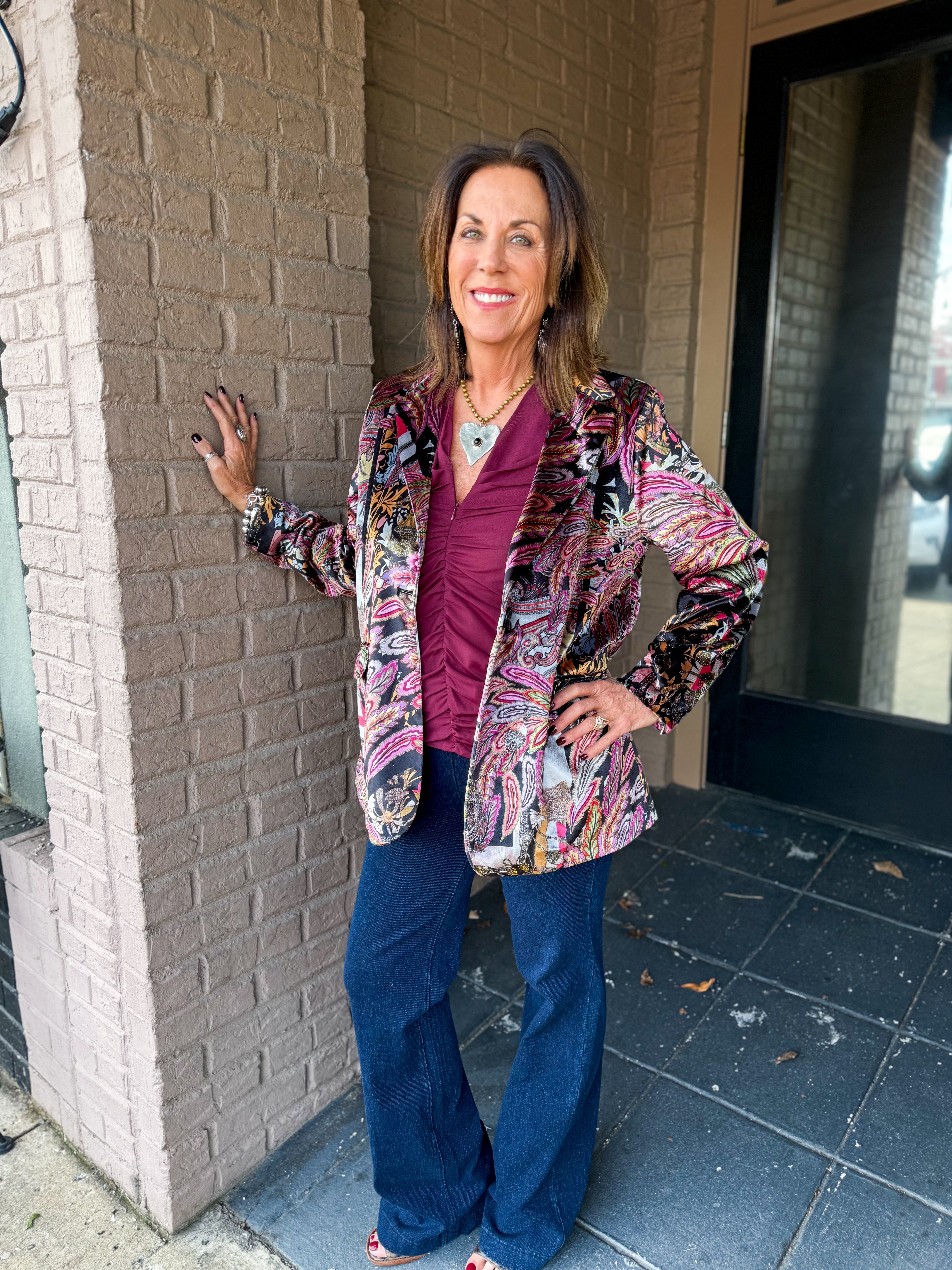 Cherry Mesh Top - Urban Mills Boutique