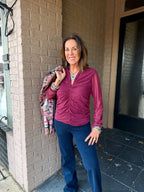 Cherry Mesh Top - Urban Mills Boutique