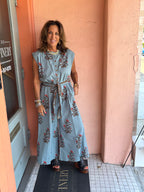 Block Print Jumpsuit - Urban Mills Boutique