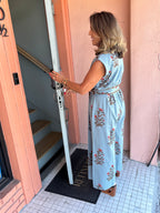 Block Print Jumpsuit - Urban Mills Boutique