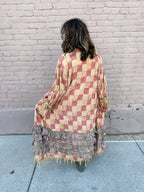 CHECK Duster - Urban Mills Boutique