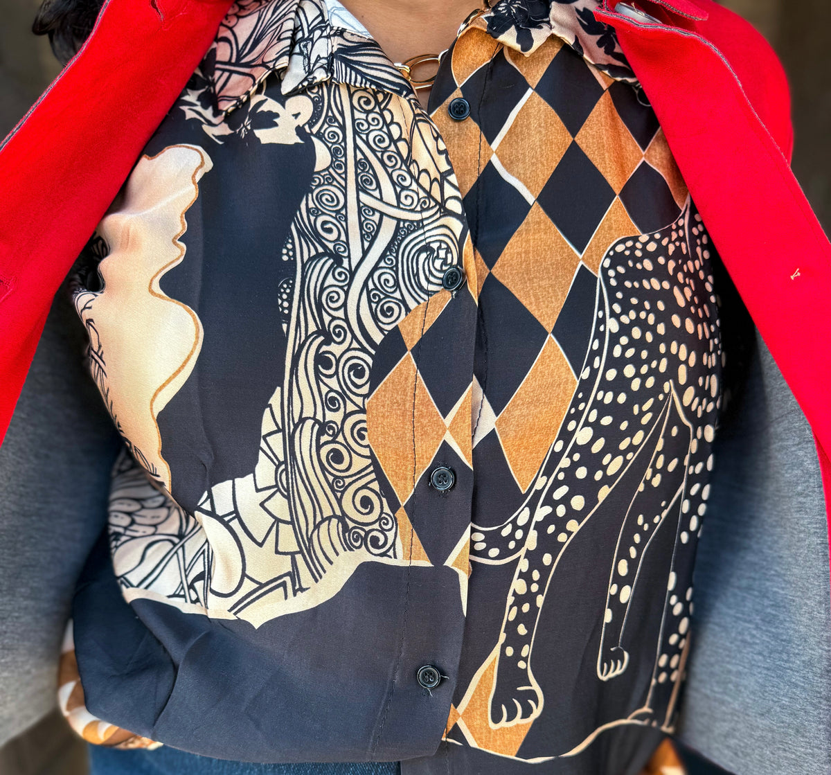Faux Suede Jacket RED - Urban Mills Boutique