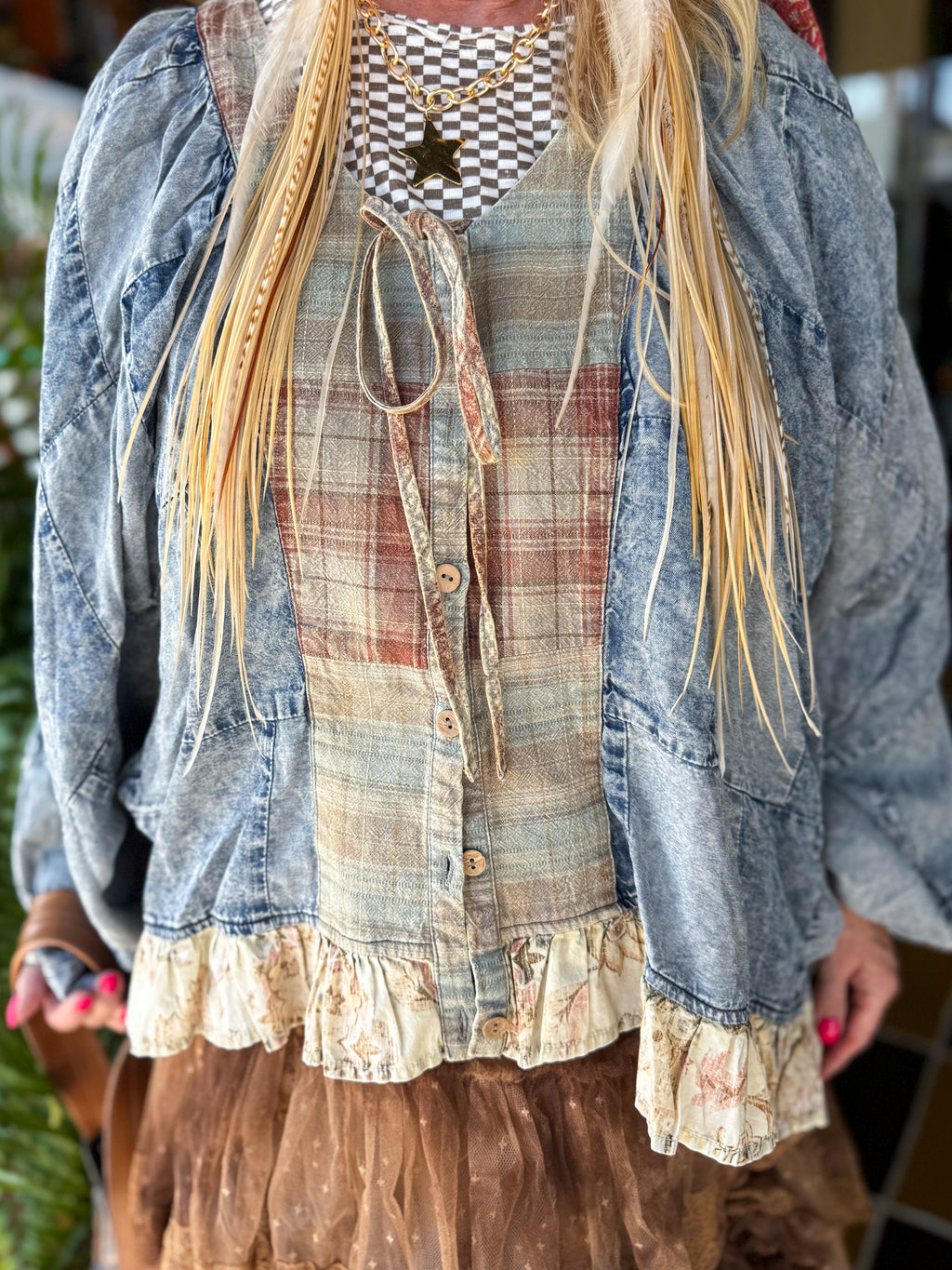 CHOCOLATE Romance Skirt - Urban Mills Boutique