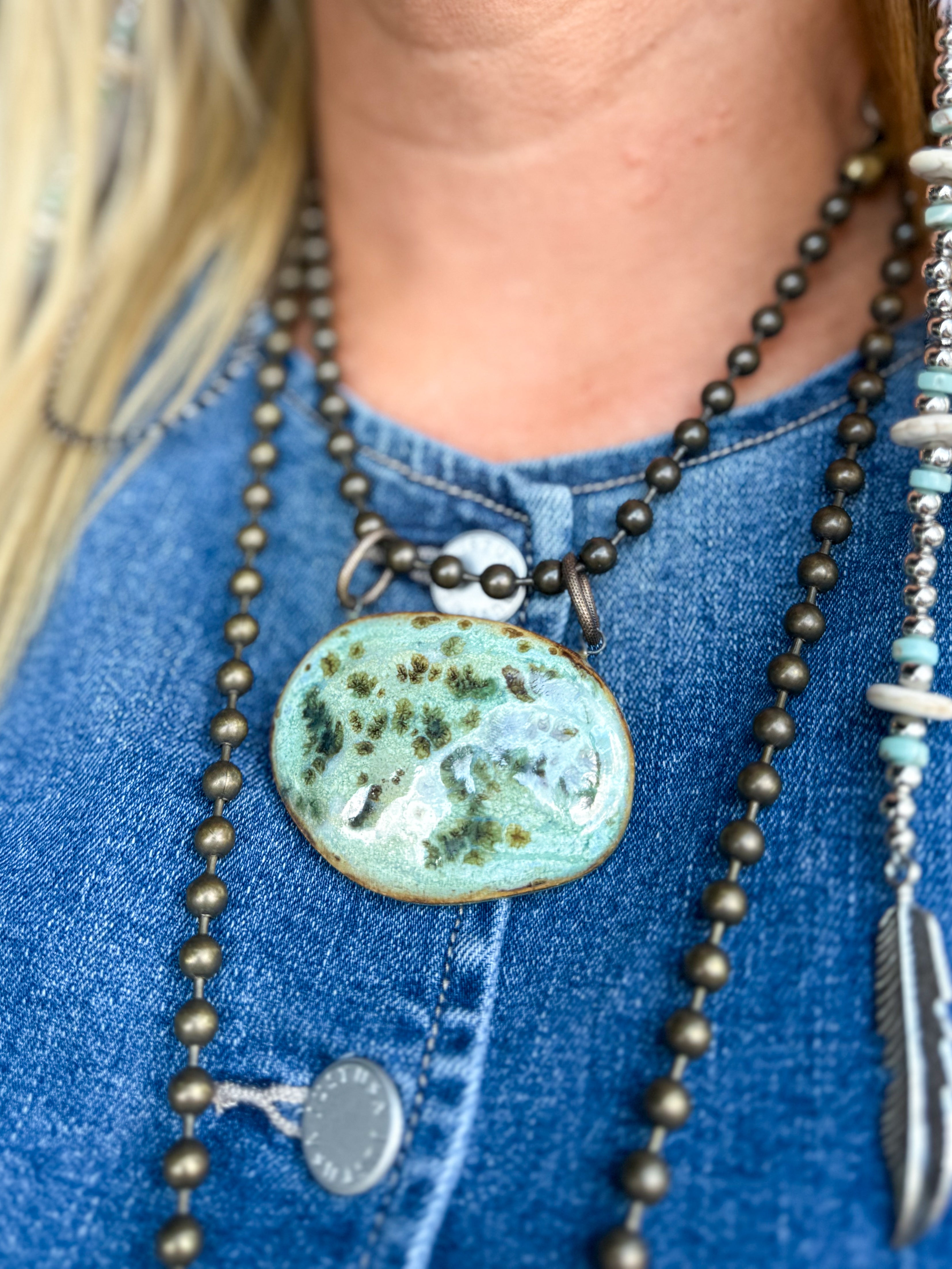 Choker Ball Gem Necklace - Urban Mills Boutique