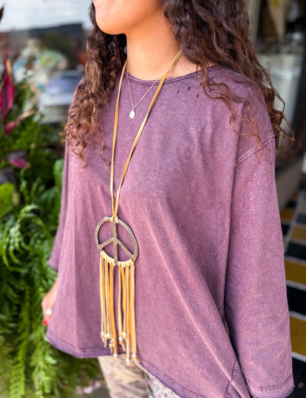 Berry Round NeckTop - Urban Mills Boutique