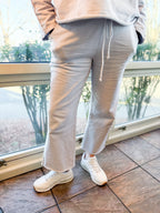 Windy Cropped Joggers Fossil - Urban Mills Boutique