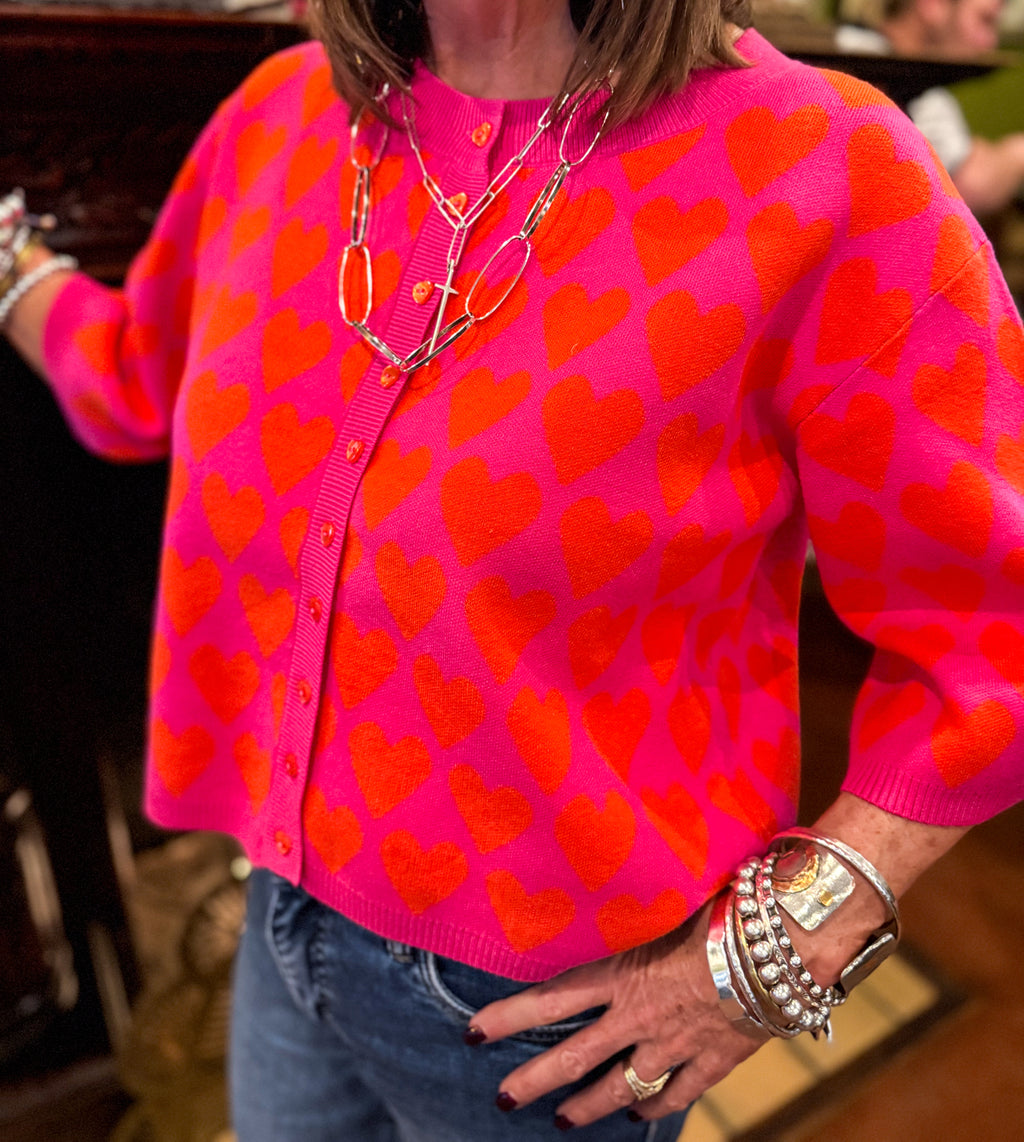 Heart Felt Sweater - Urban Mills Boutique
