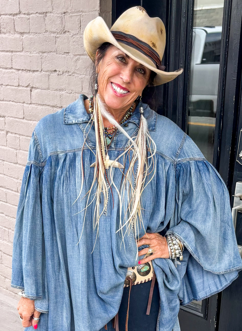 Pleated Tunic - Urban Mills Boutique