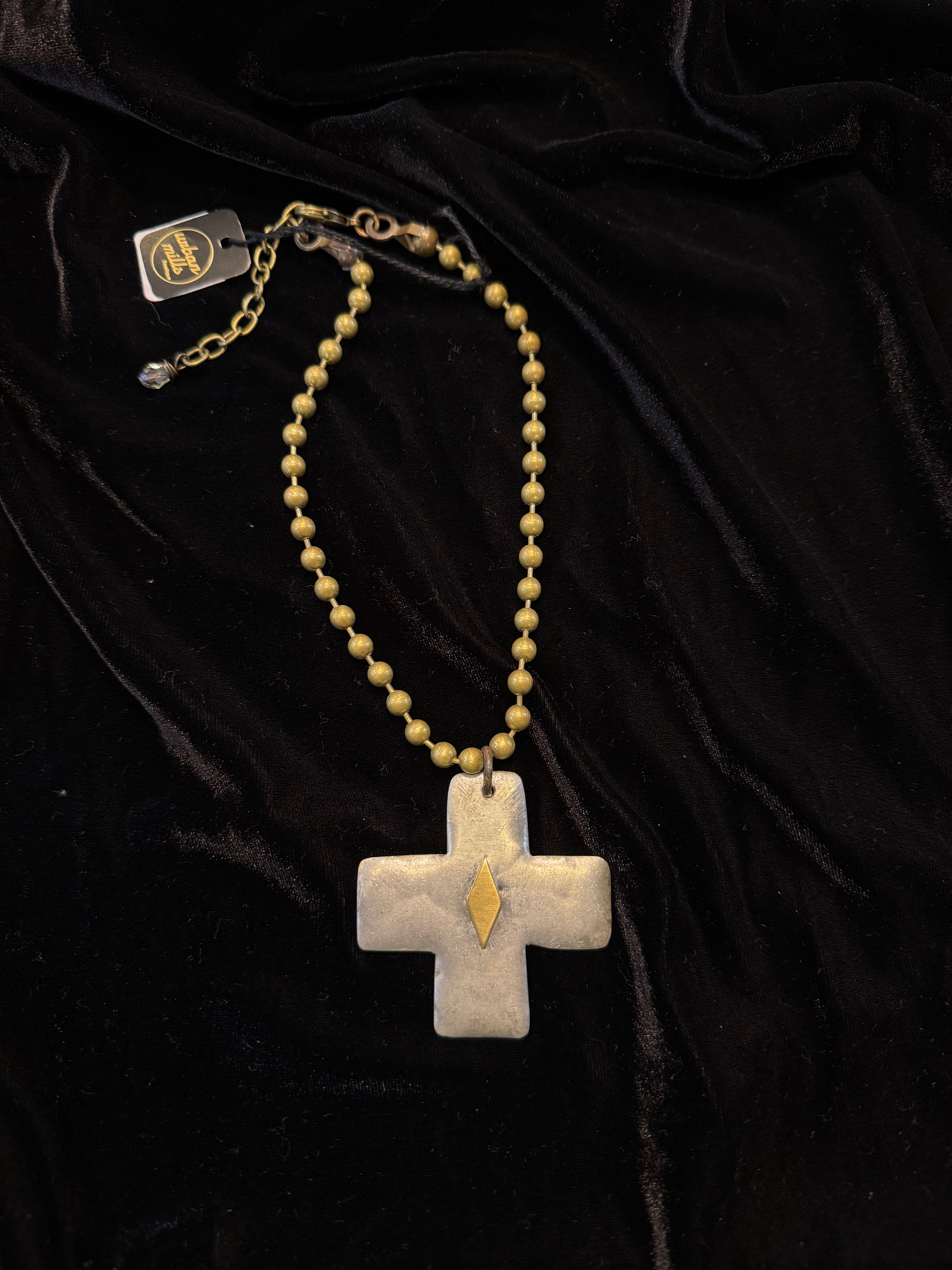 Soldered Big Cross Necklace - 2