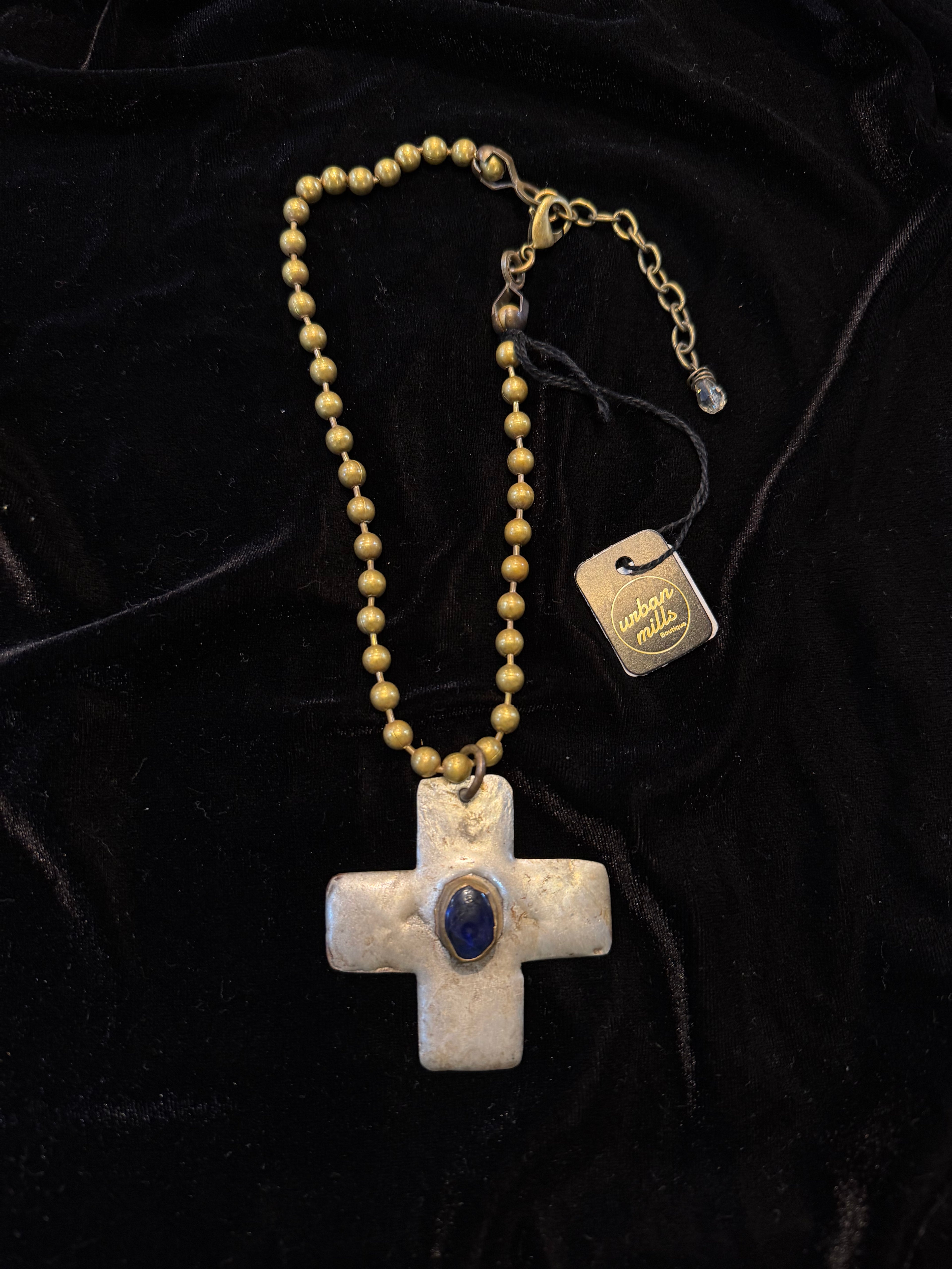Soldered Big Cross Necklace - 5