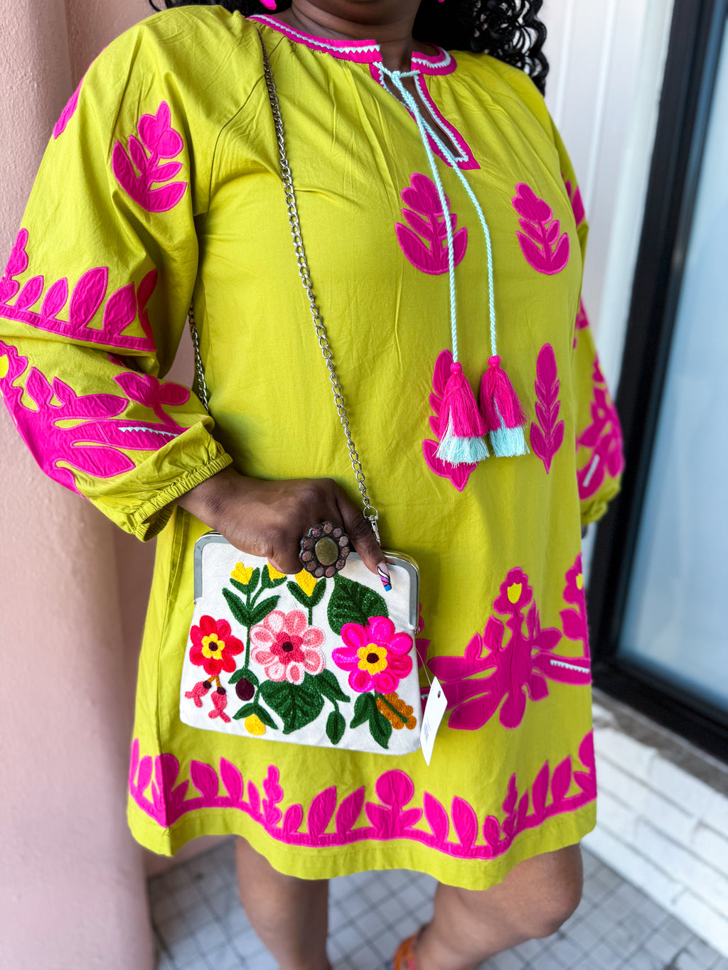 Applique Tunic - Urban Mills Boutique