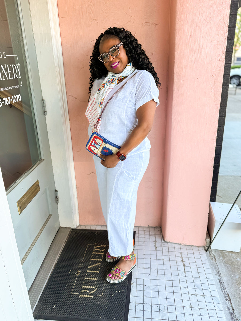 WHITE V-Neck Shirt - Urban Mills Boutique