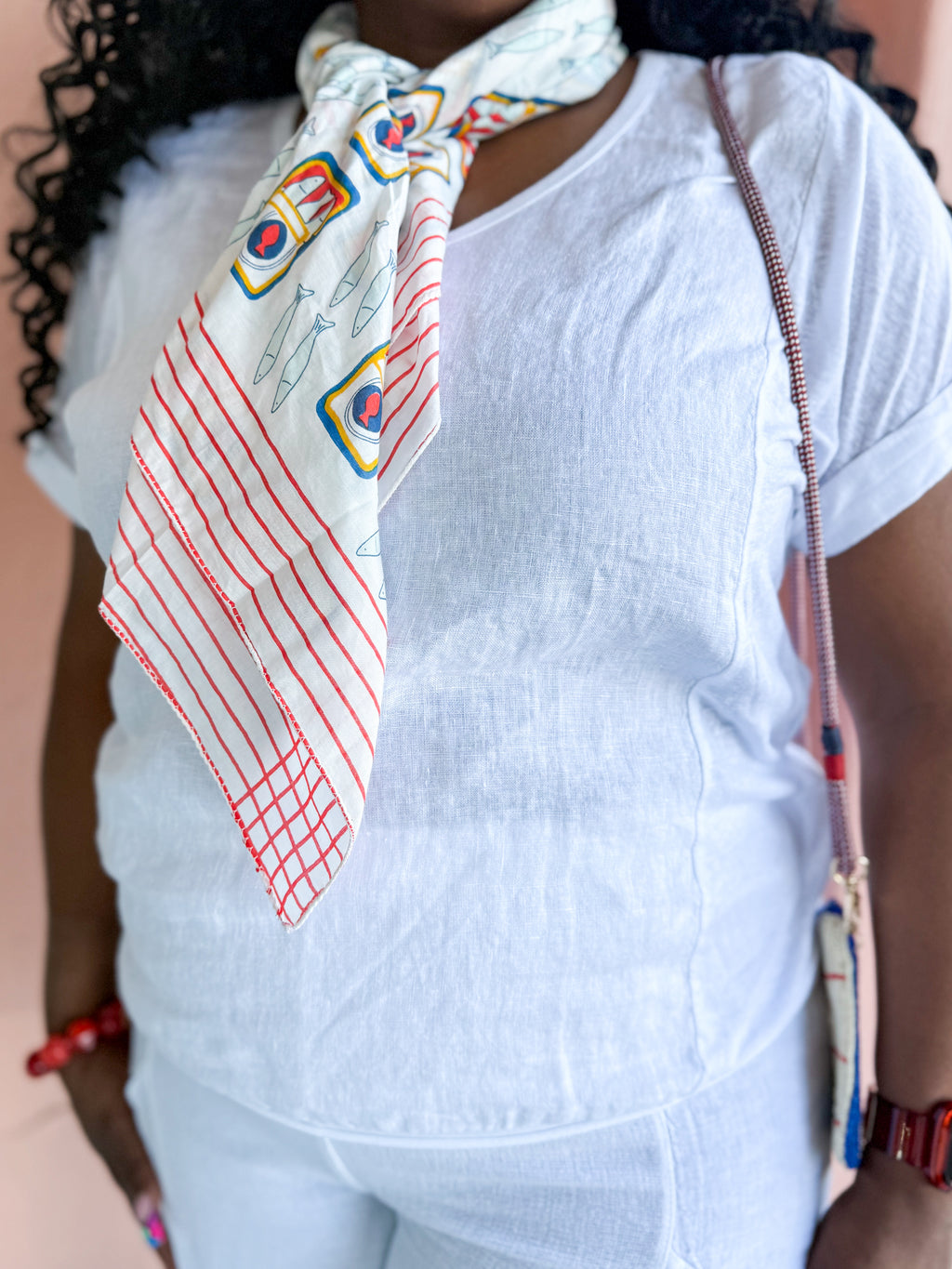 WHITE V-Neck Shirt - Urban Mills Boutique
