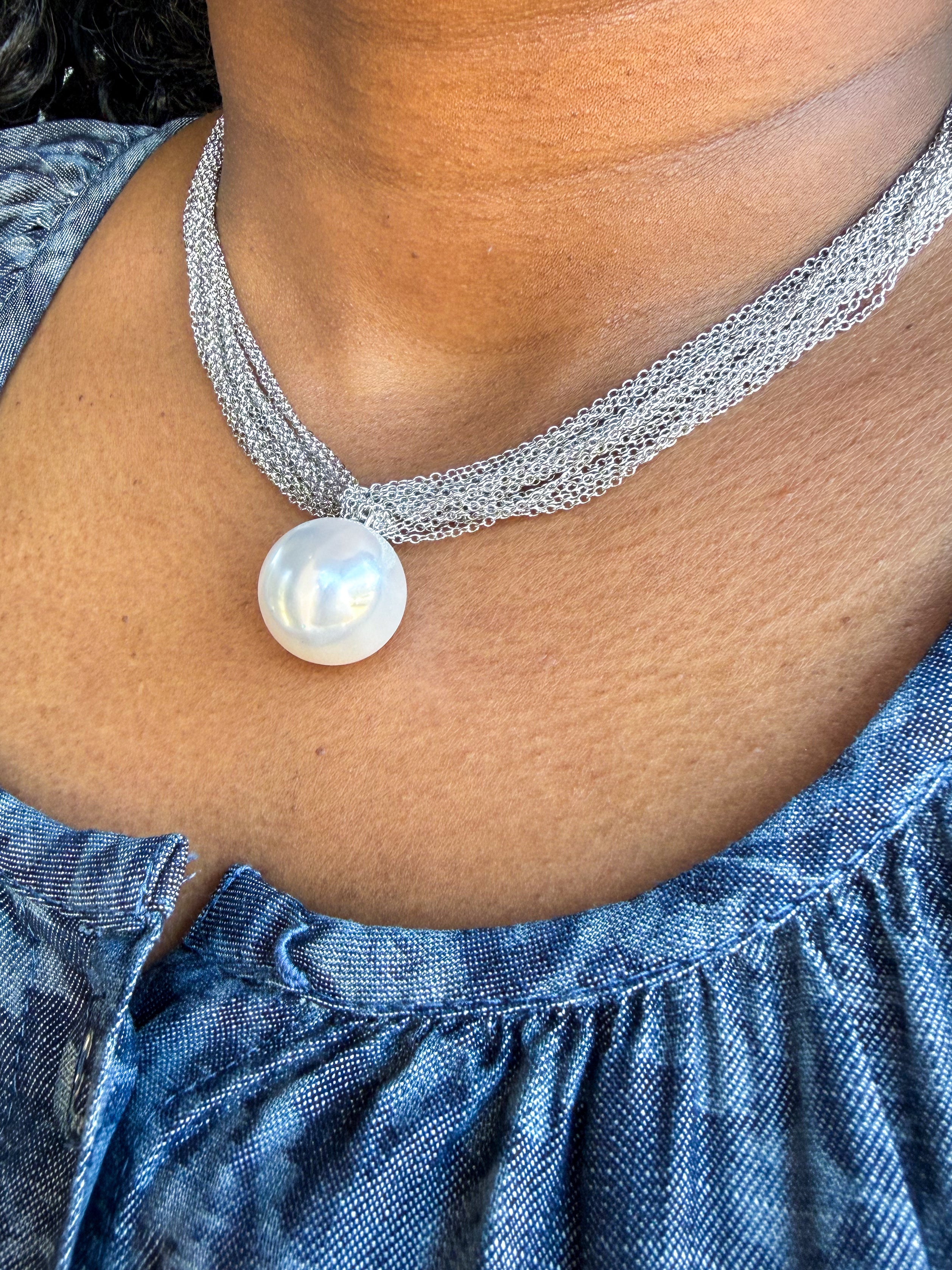Halo Silver W Pearl - Urban Mills Boutique