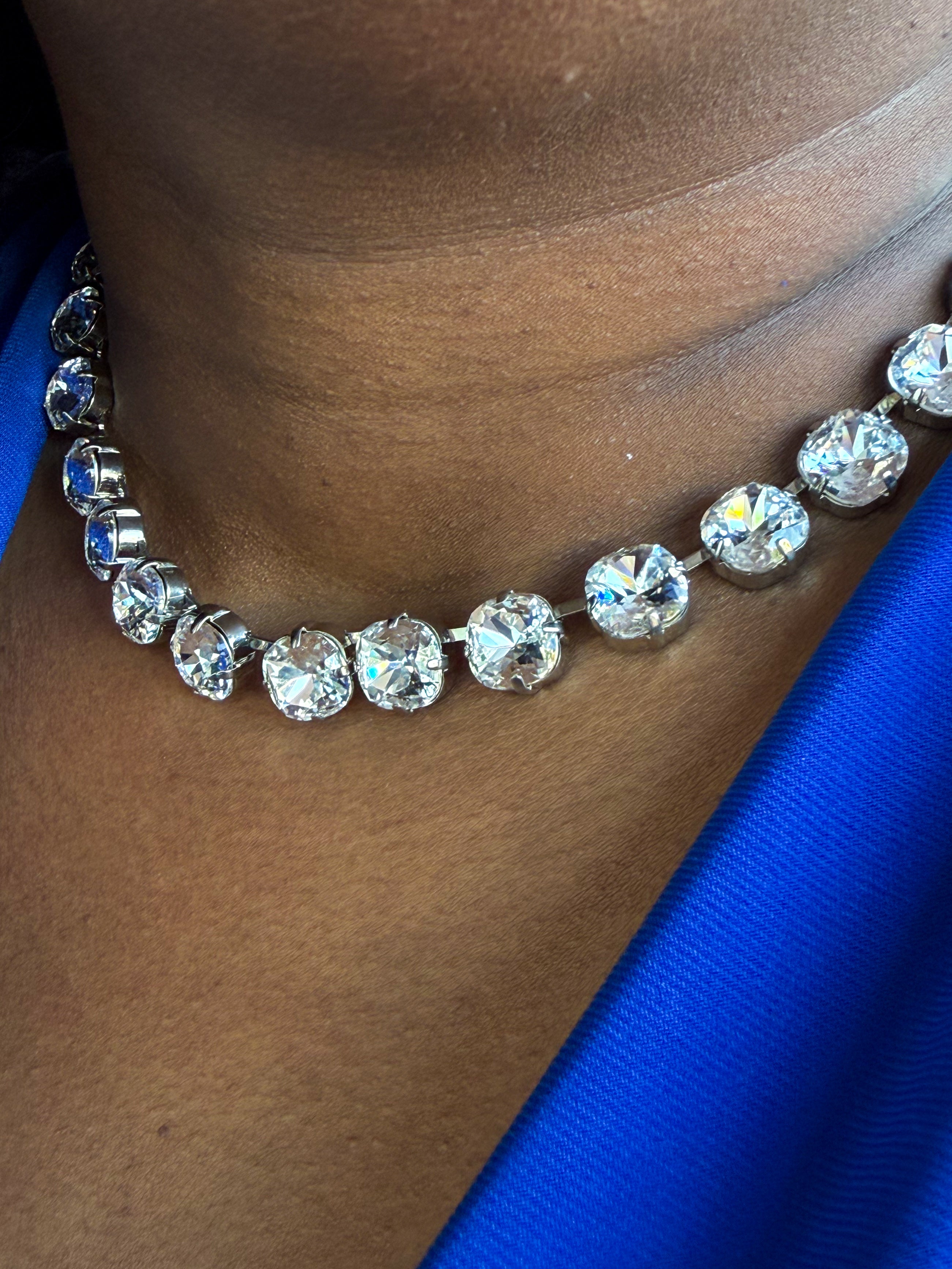 Large Crystal Necklace - Urban Mills Boutique