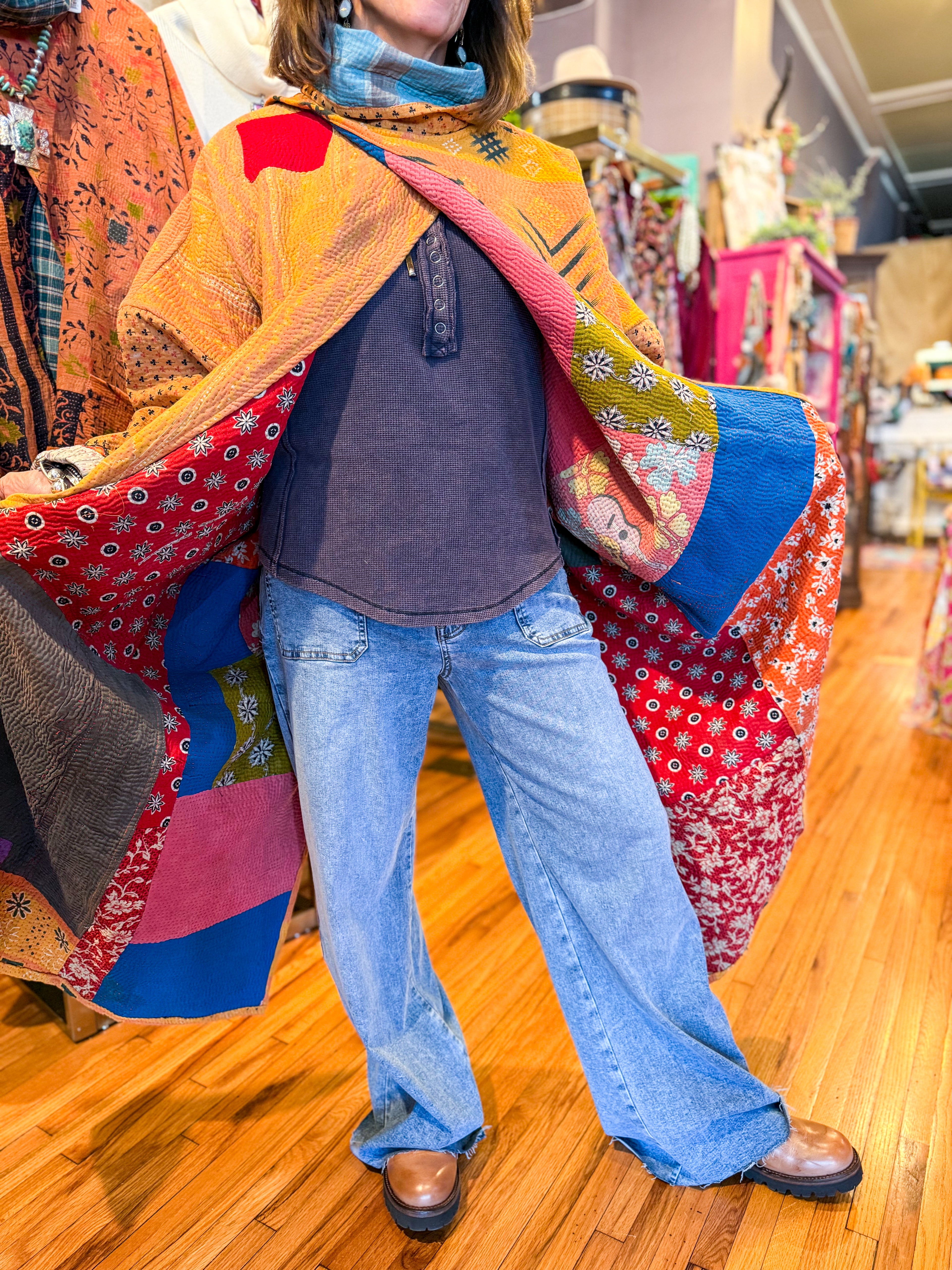 Cowl Split Pullover 1 - Urban Mills Boutique