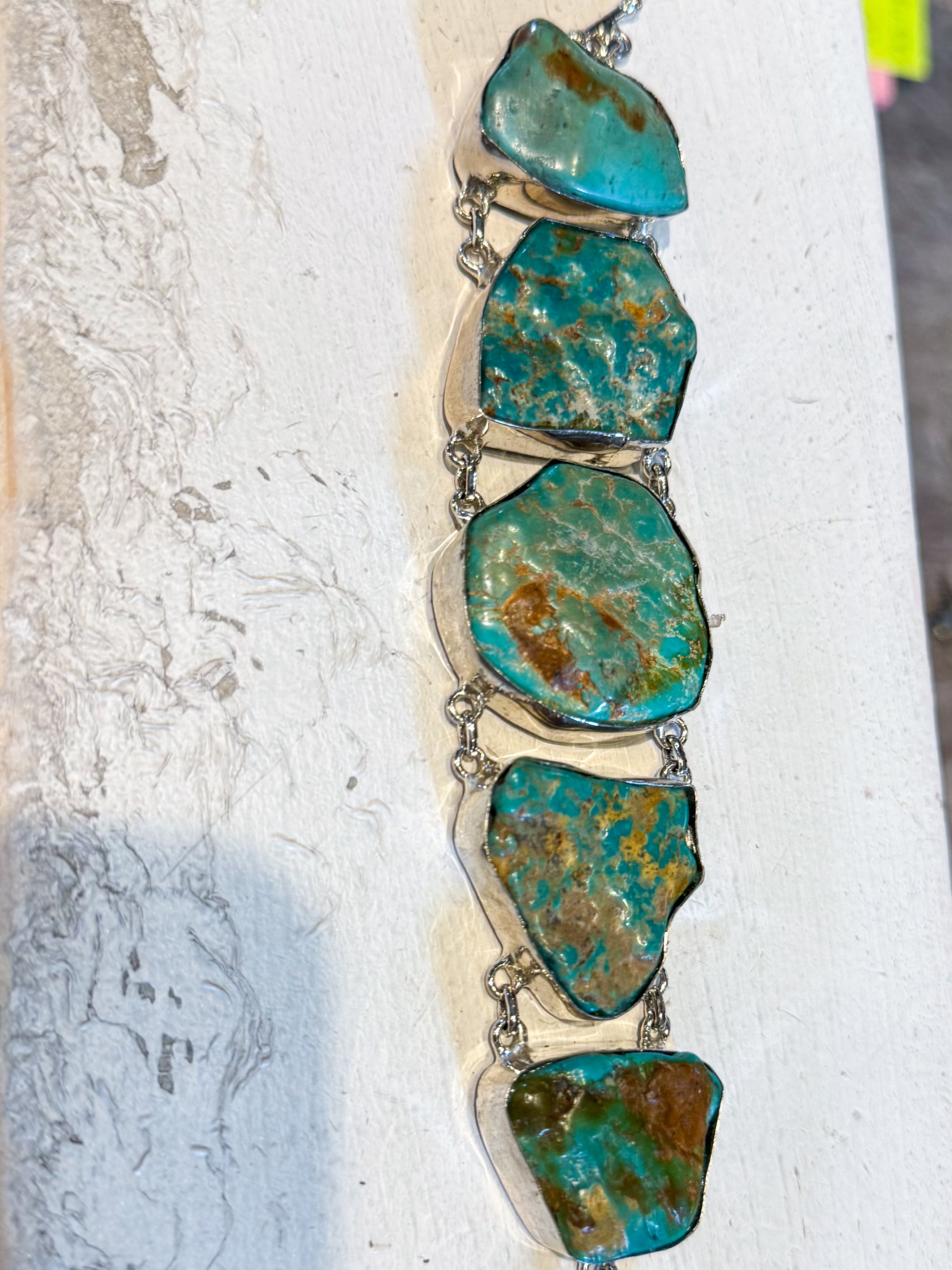 Chunky Turquoise Bracelet - Urban Mills Boutique