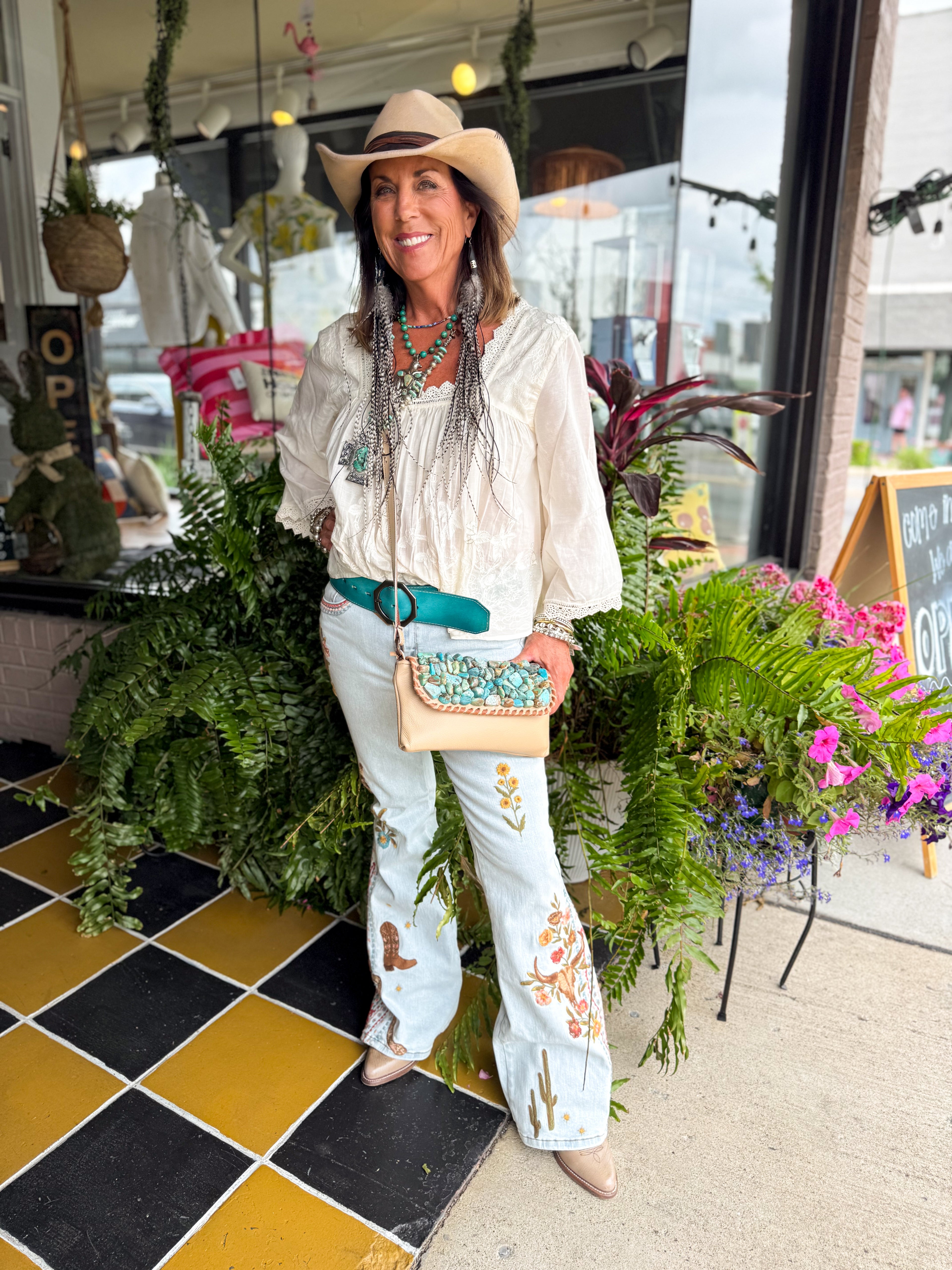Bird Embroidered Top - Urban Mills Boutique
