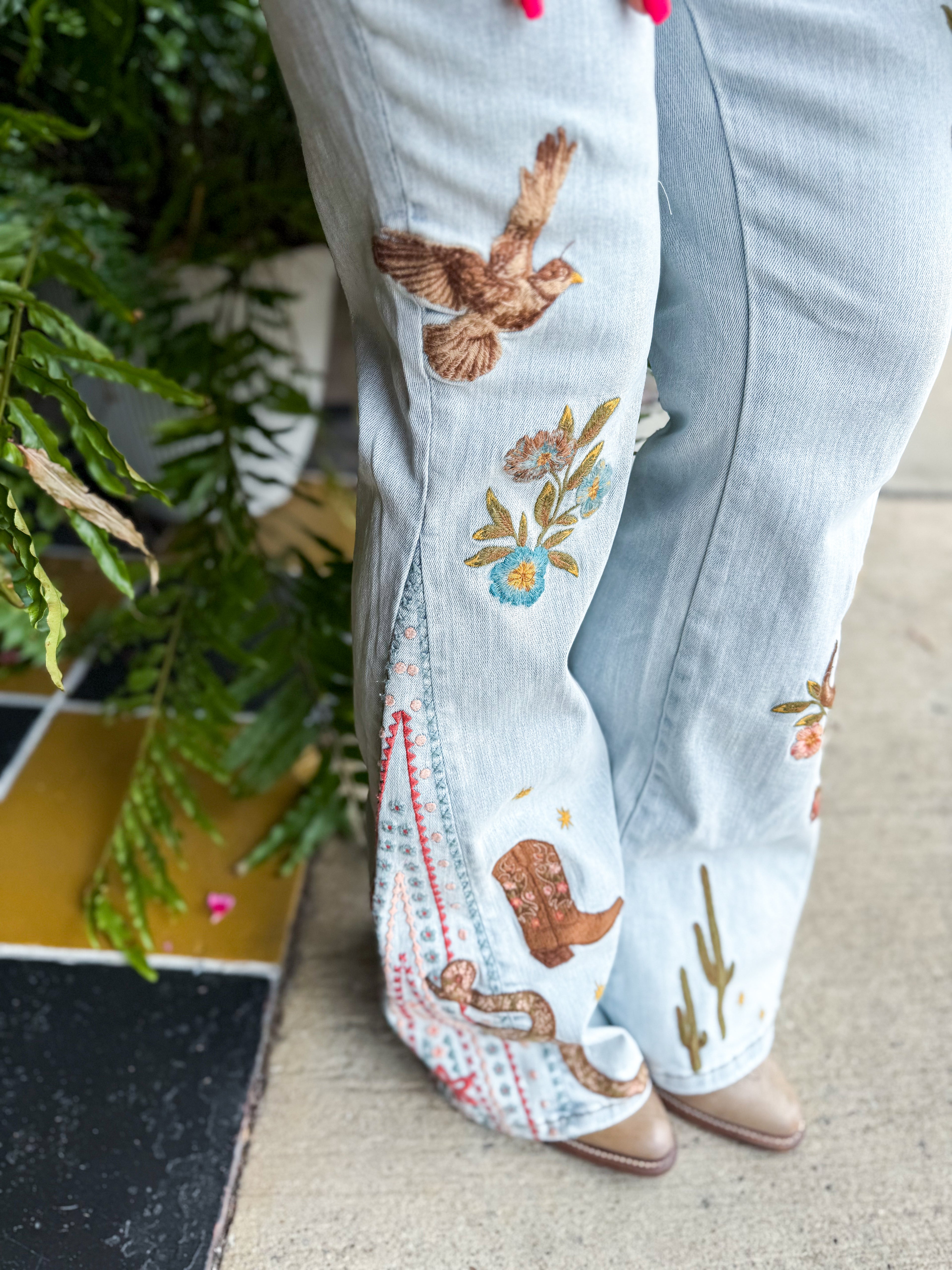Desert Hallucin Jeans - Urban Mills Boutique