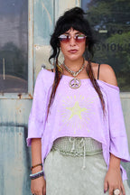 Starlight Cropped Tee - Urban Mills Boutique