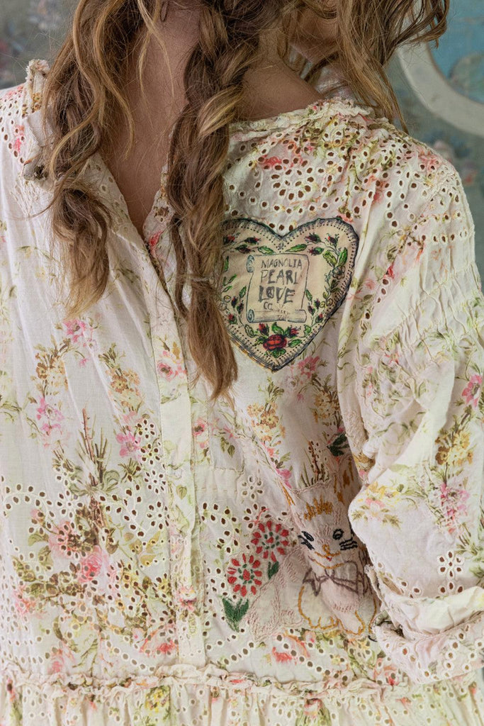 Dress 937 Eyelet Ruth - Urban Mills Boutique 