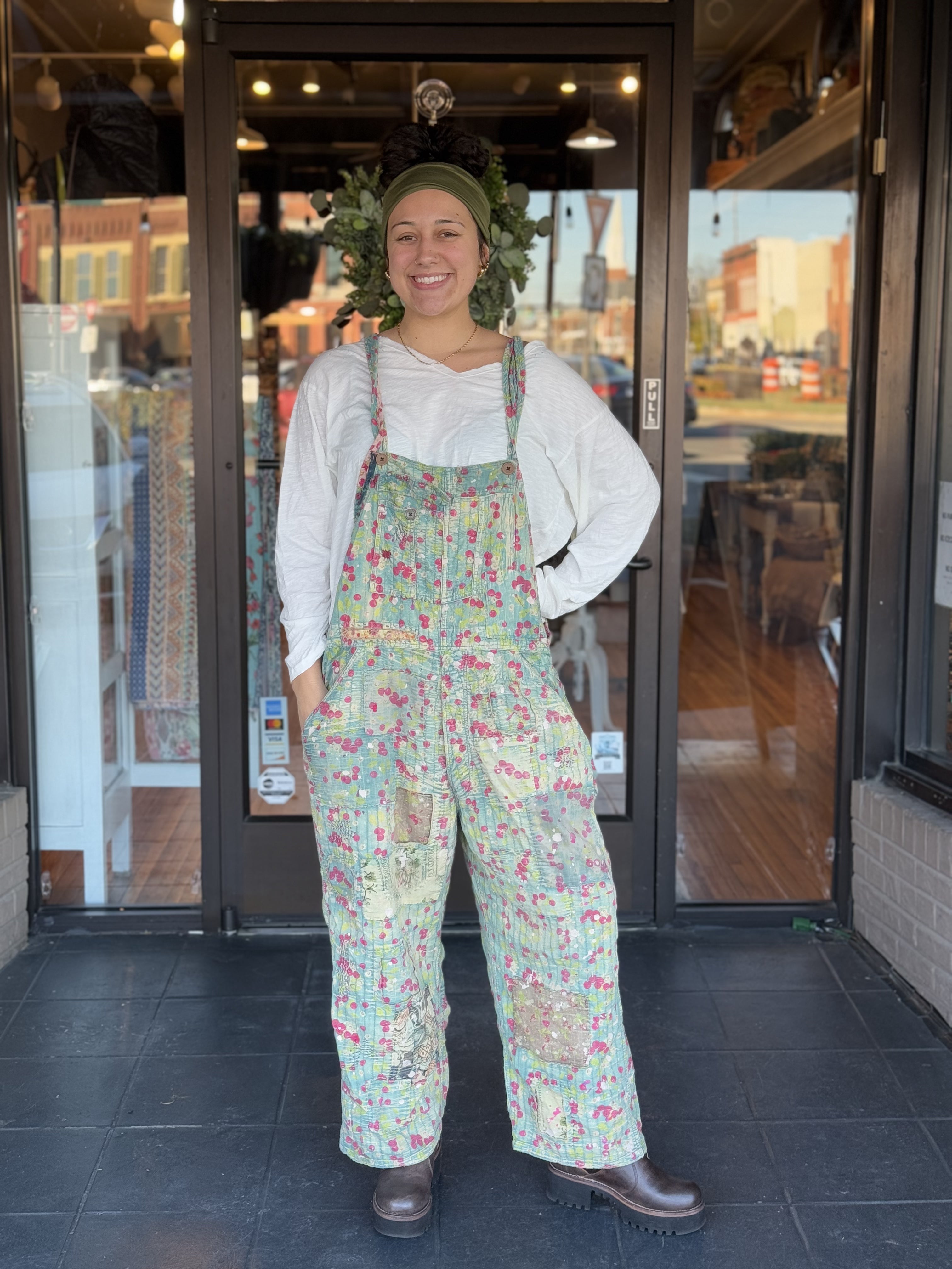 Overalls 138- Cherry Blossom - Urban Mills Boutique